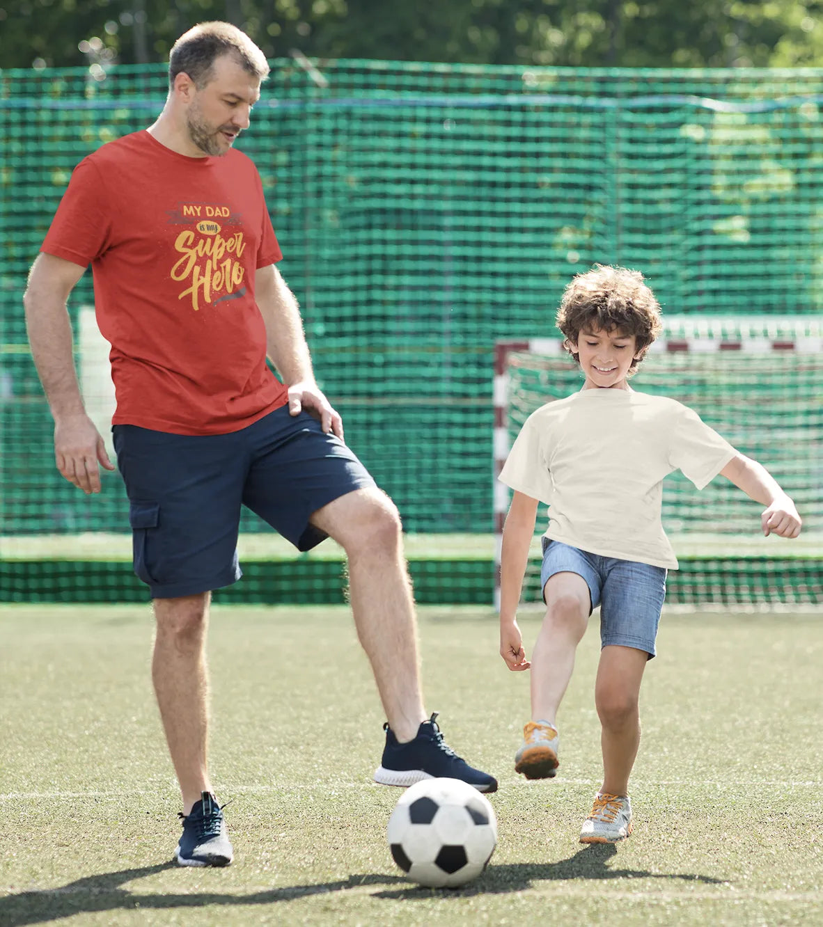 "My Dad Is My Superhero" T-Shirt – Gift for Dad | Premium Cotton Tee for All Ages