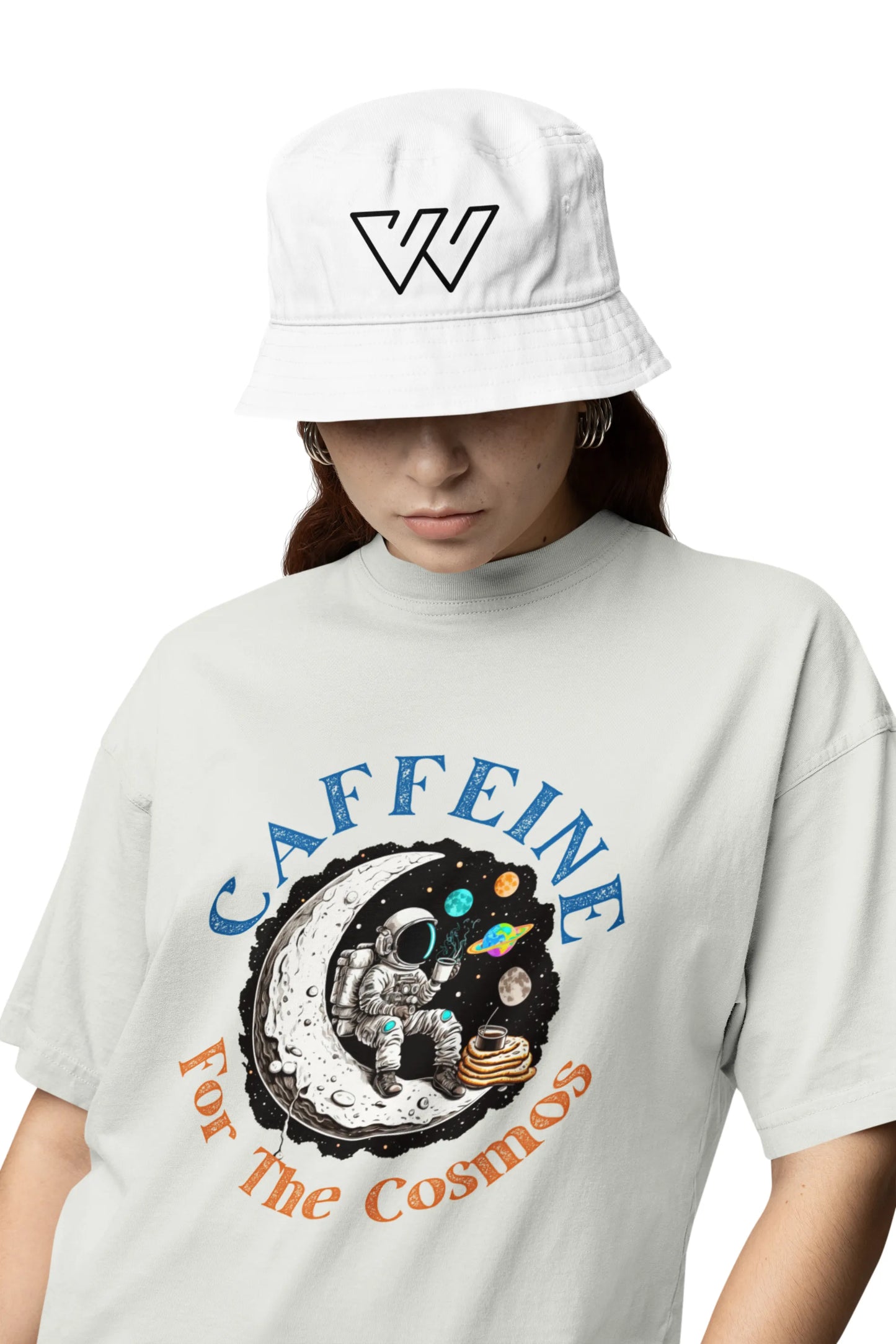 "Caffeine For The Cosmos" | Women’s Coffee Lovers T-shirt