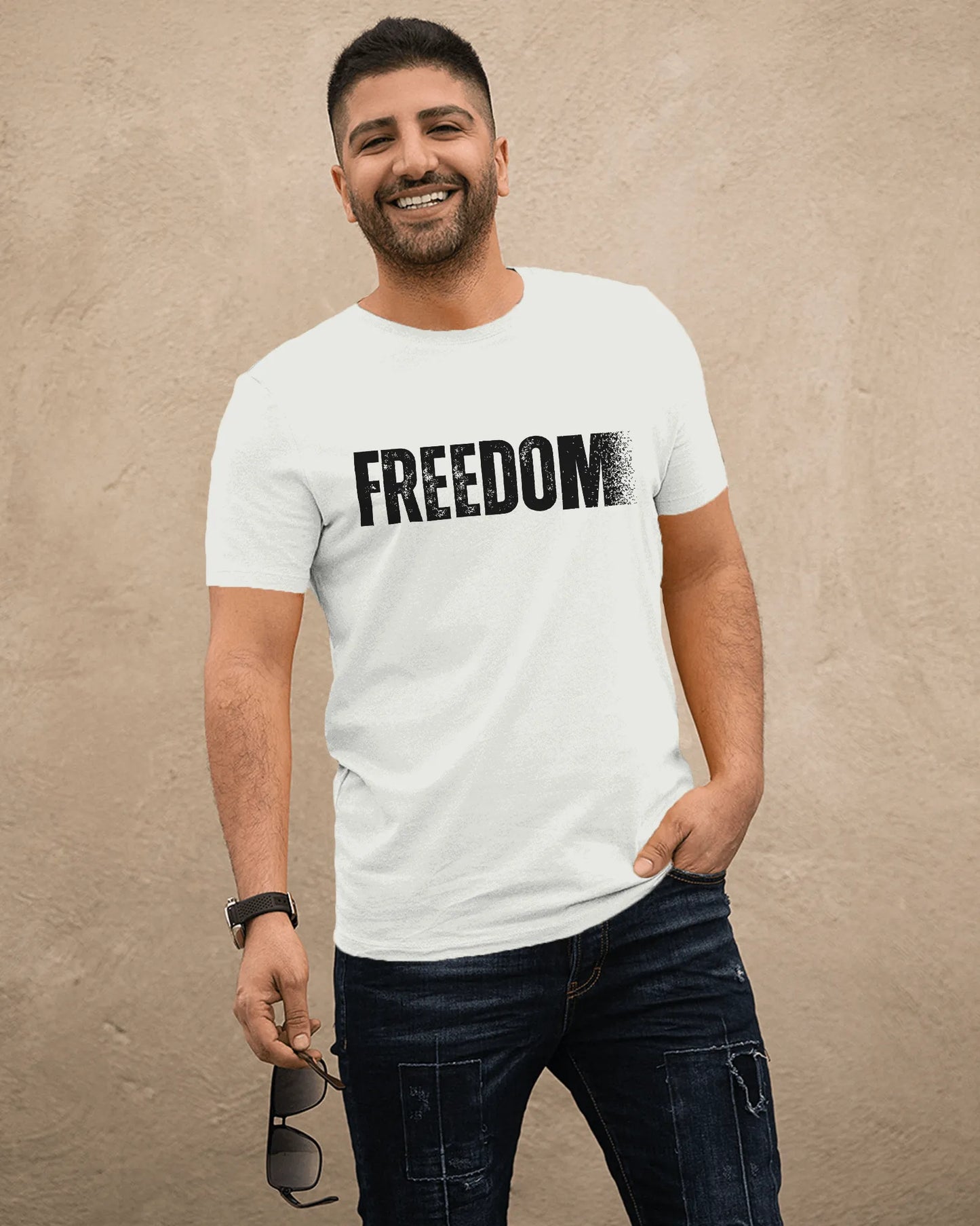 "Freedom" | Men’s Motivational T-shirt