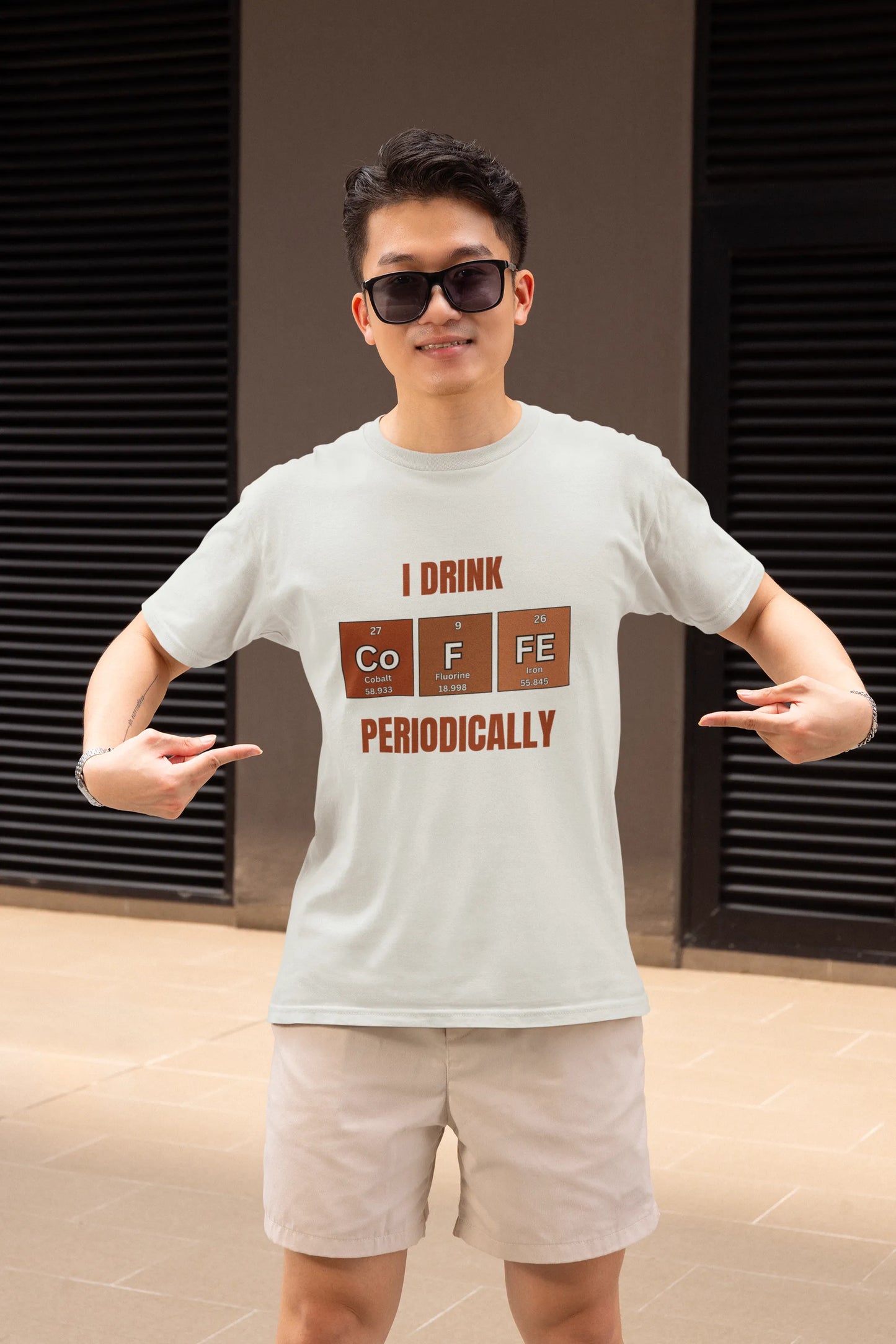 "I Drink Coffee Periodically" | Men’s Coffee Lovers T-shirt