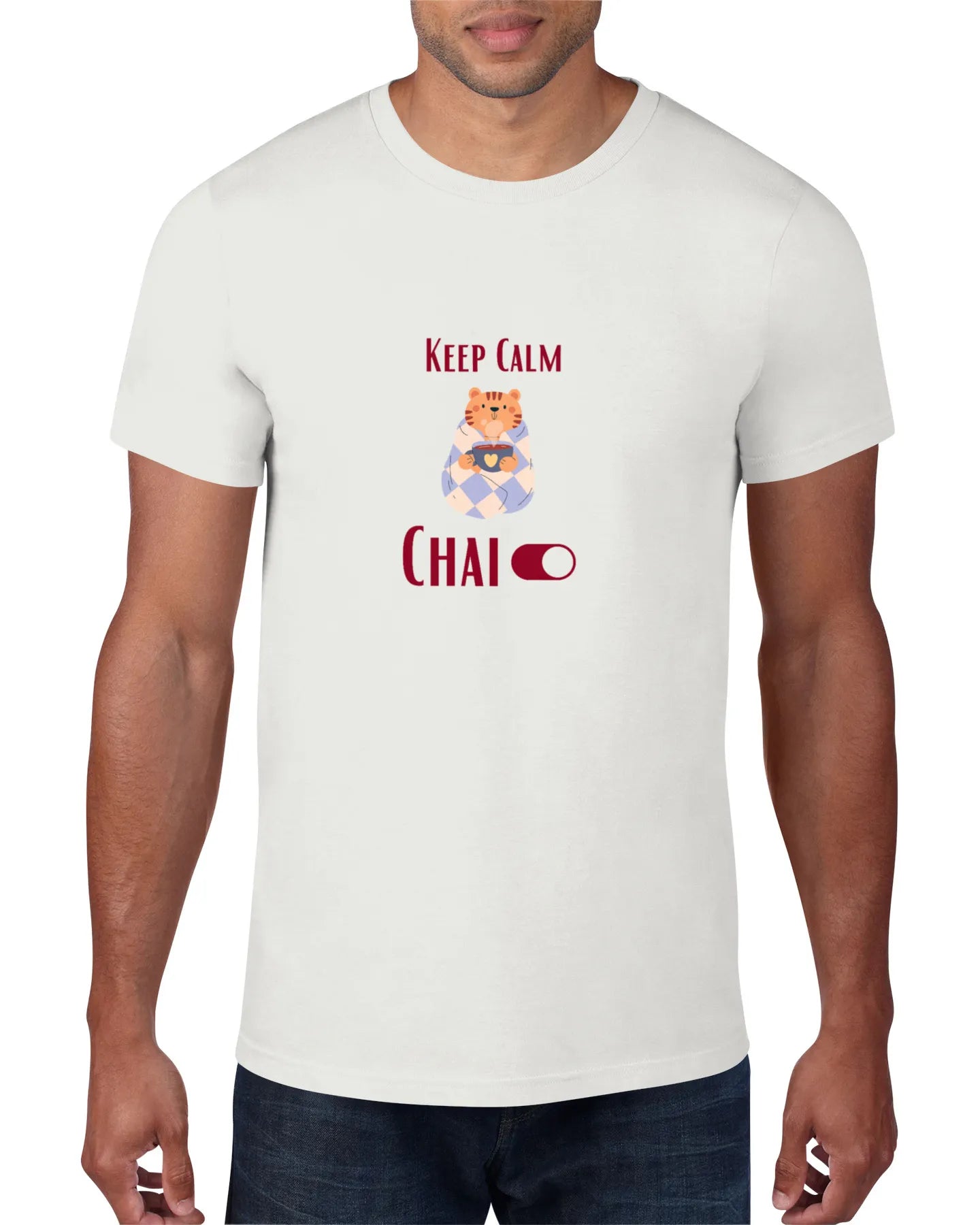"Keep Calm - Chai" | Men’s T-shirt for Tea Lovers