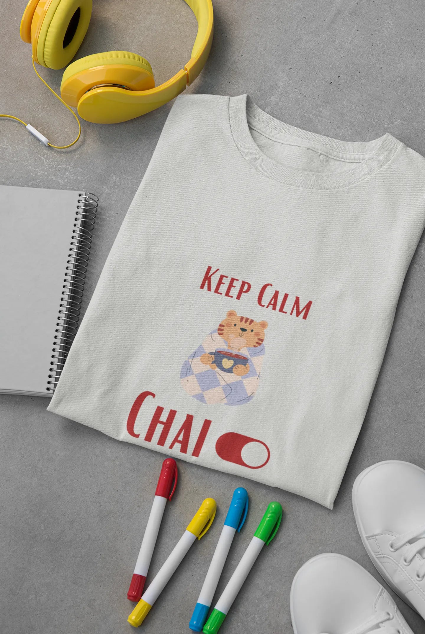 "Keep Calm - Chai" | Men’s T-shirt for Tea Lovers