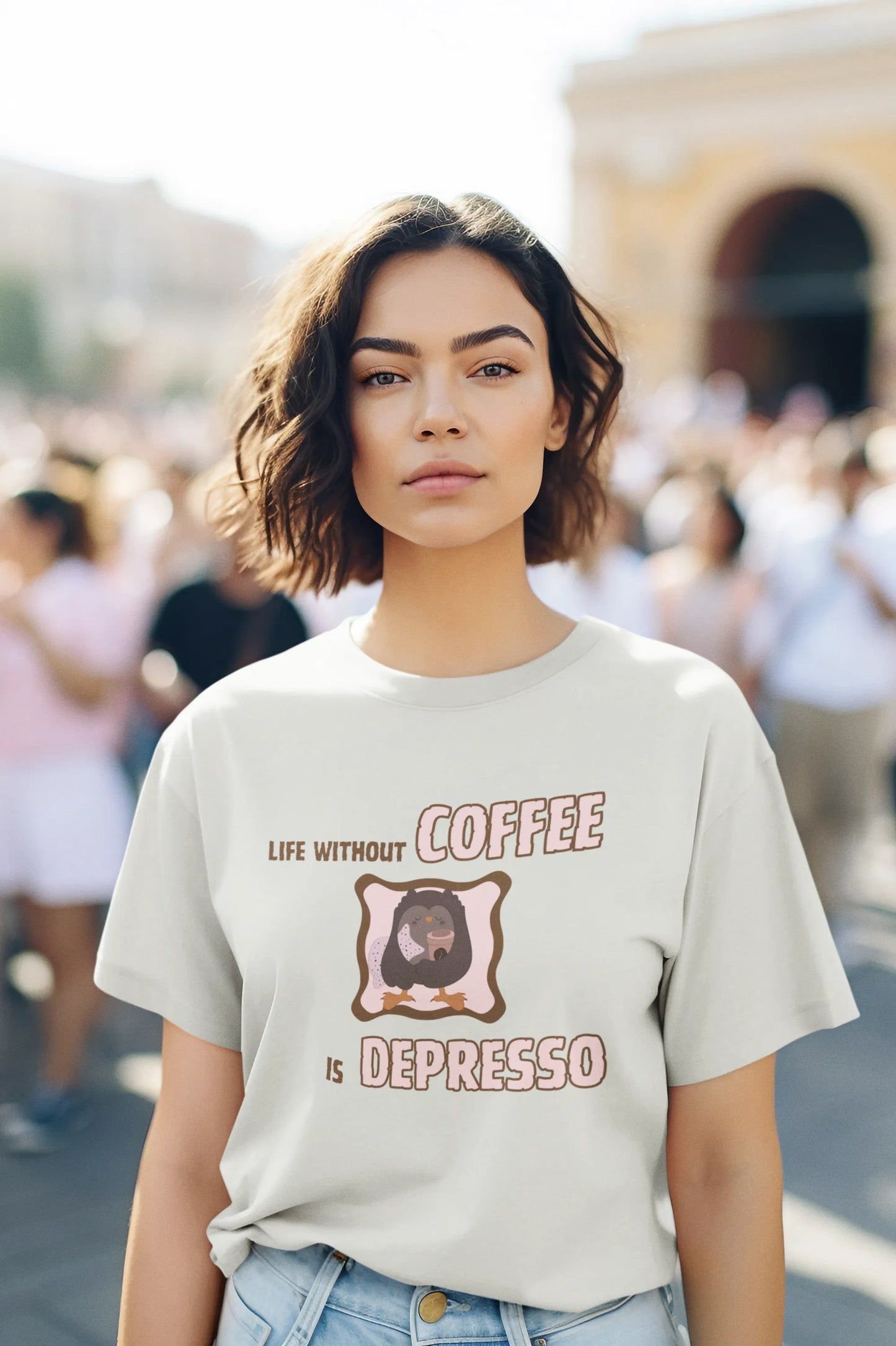 "Life Without Coffee Is Depresso" | Women’s Coffee Lovers T-shirt