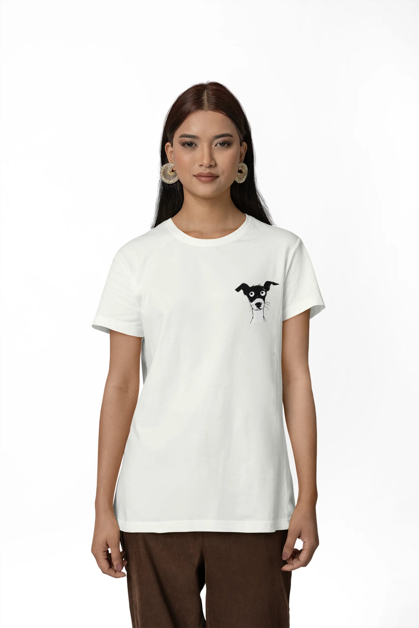Made to Be Loved – Loyal Rescue Dog T-Shirt for Women