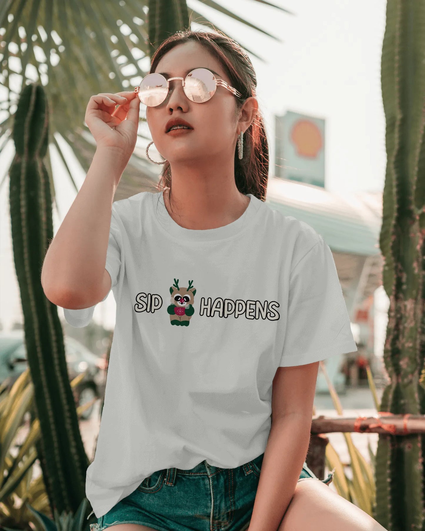 "SIP Happens" | Women’s Coffee Lovers T-shirt