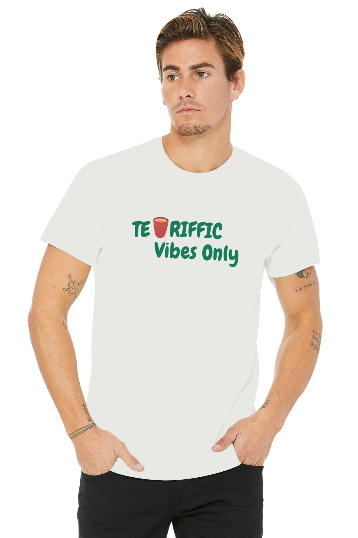 "Tea - Riffic Vibes Only" | Men’s T-shirt for Tea Lovers