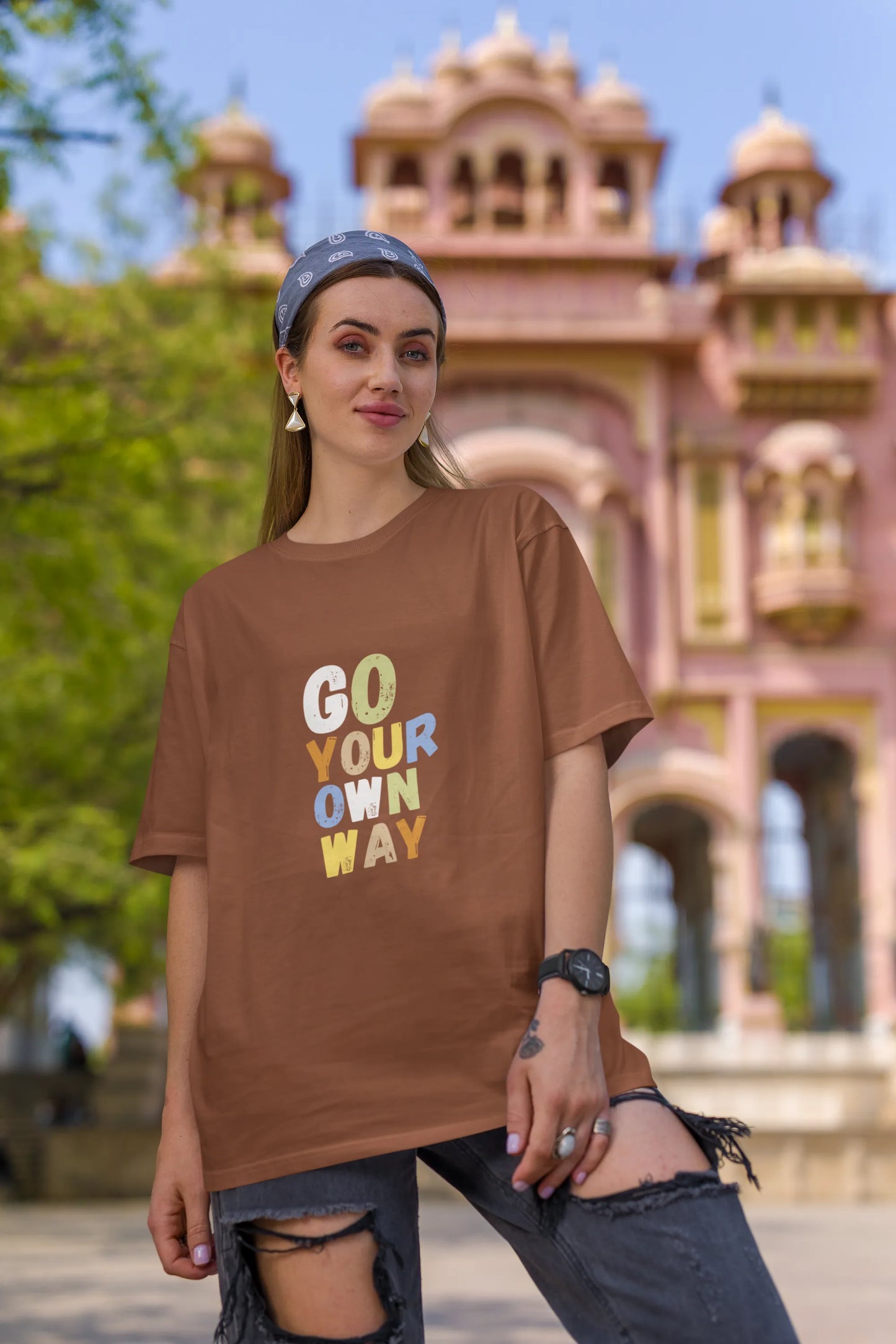 "Go Your Own Way" | Women’s Motivational T-shirt