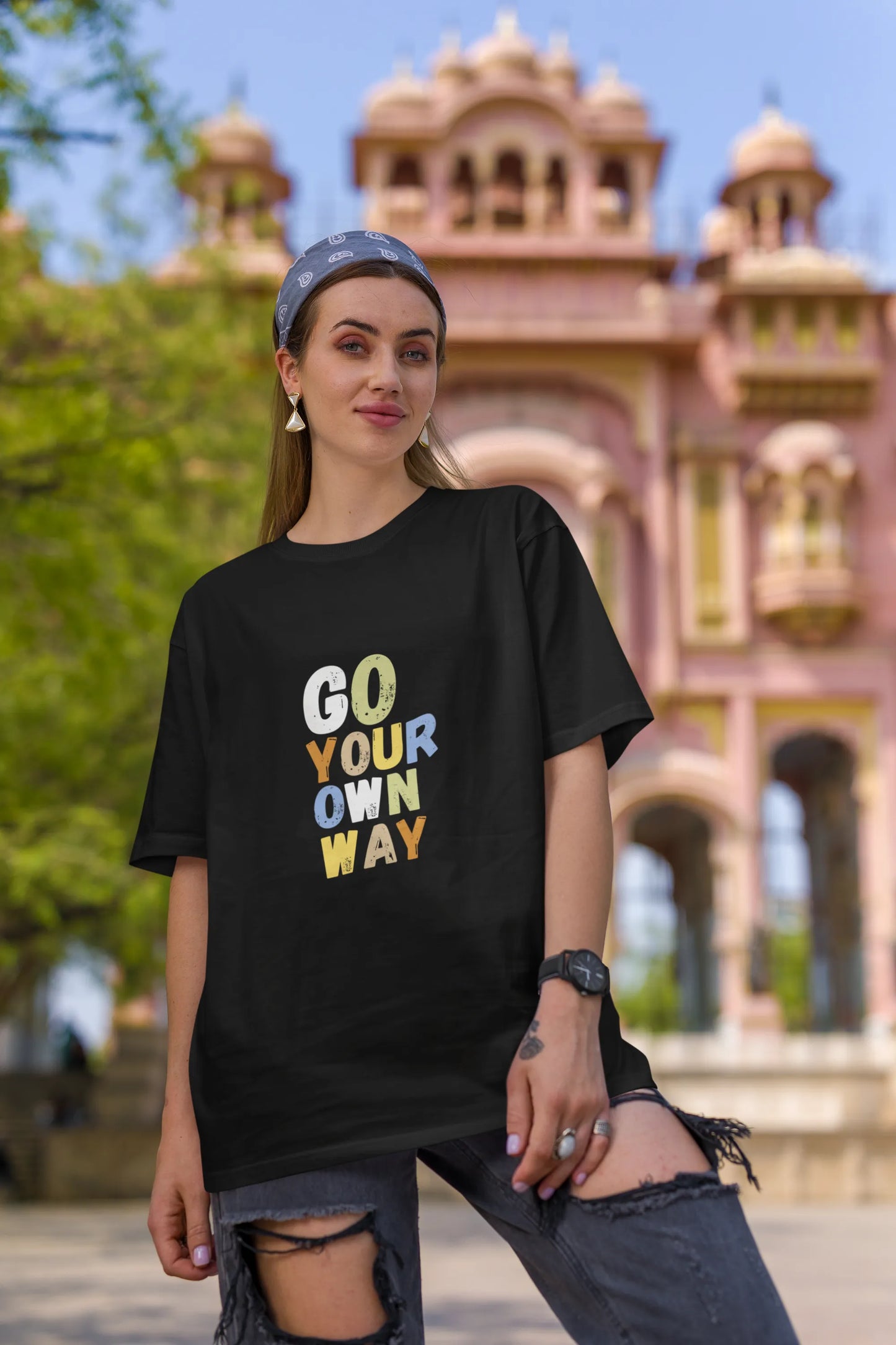"Go Your Own Way" | Women’s Motivational T-shirt