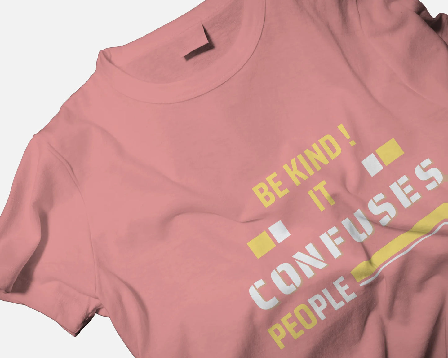 "Be Kind - It Confuses People" | Men’s Motivational T-shirt