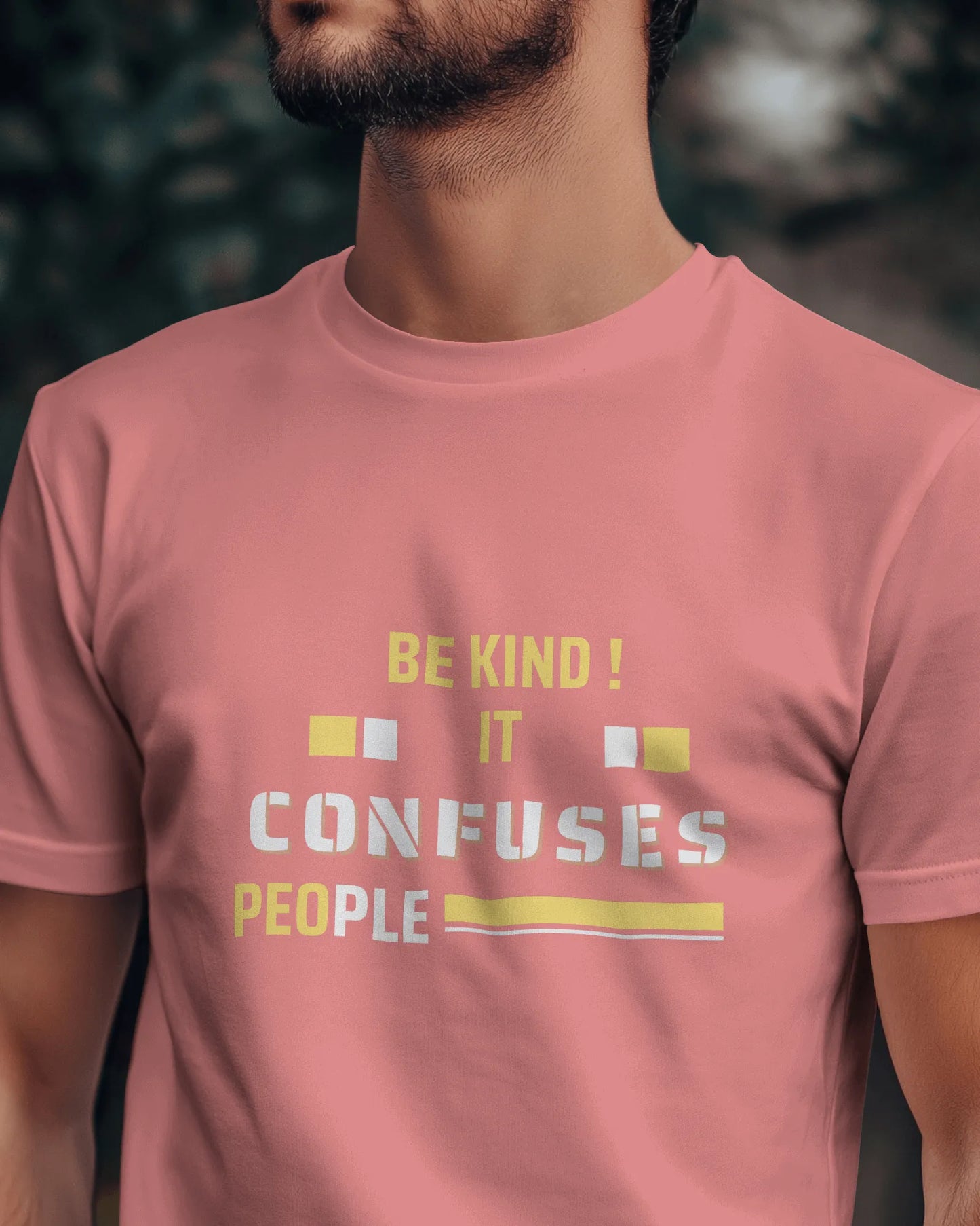 "Be Kind - It Confuses People" | Men’s Motivational T-shirt