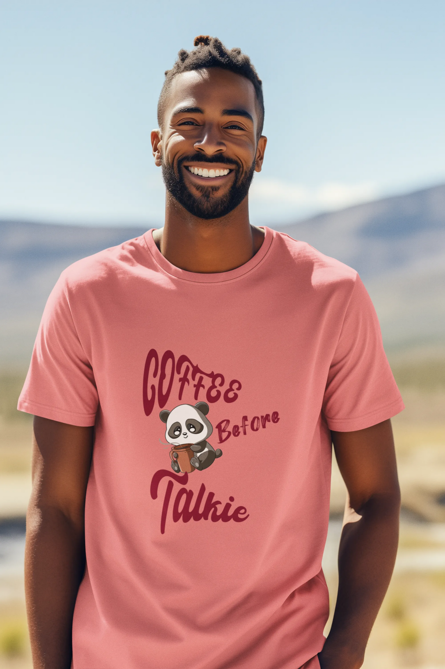 "Coffee Before Talkie" | Men’s Coffee Lovers T-shirt