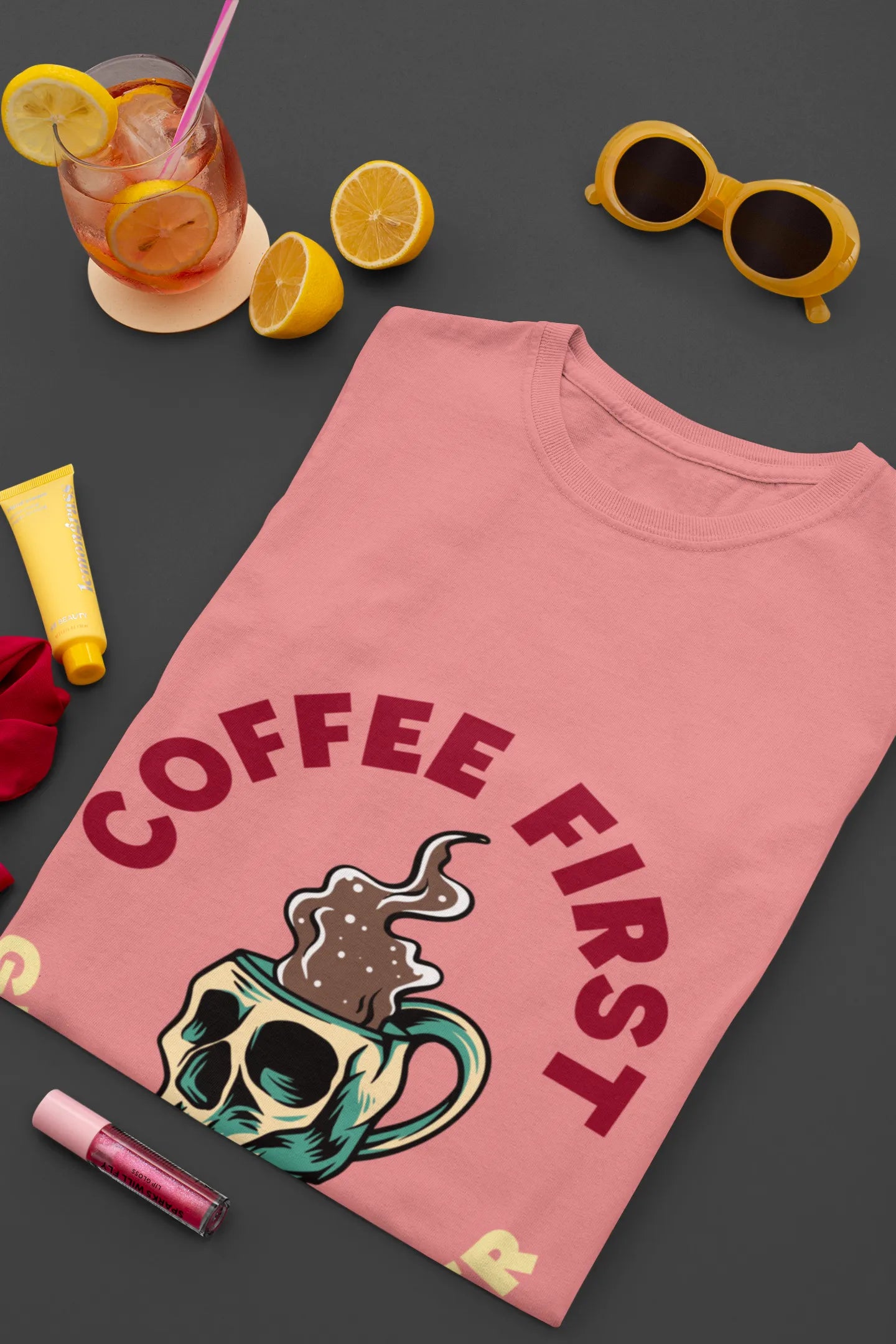 "Coffee First - Greatness Later" | Women’s Coffee Lovers T-shirt