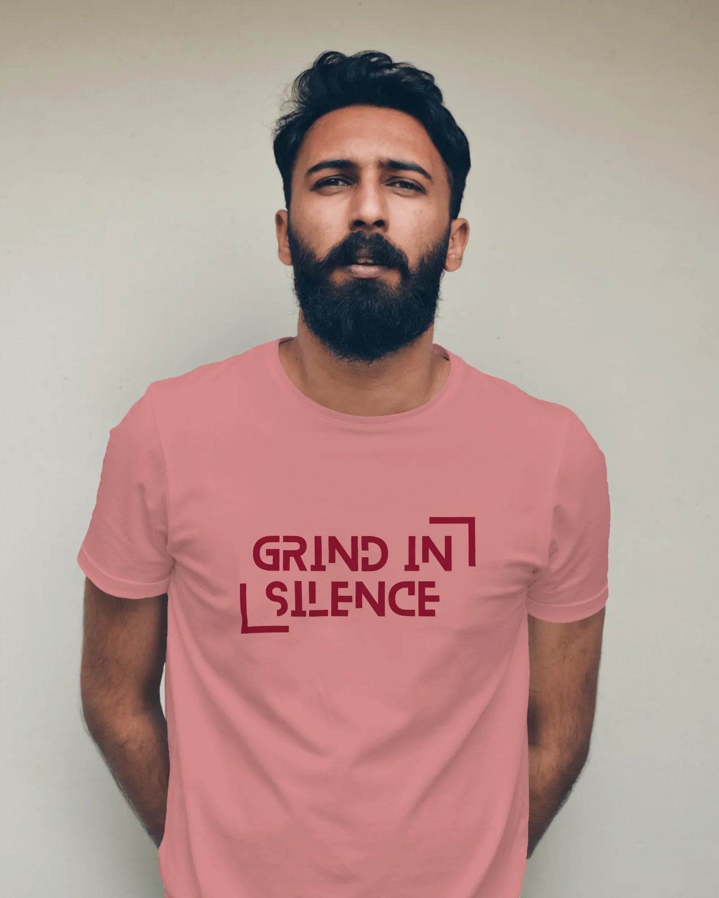"Grind In Silence" | Men’s Motivational T-shirt