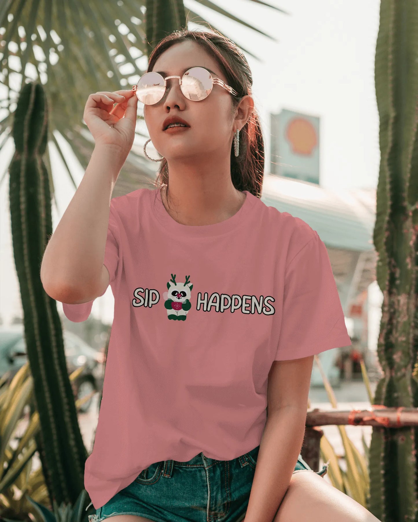 "SIP Happens" | Women’s Coffee Lovers T-shirt