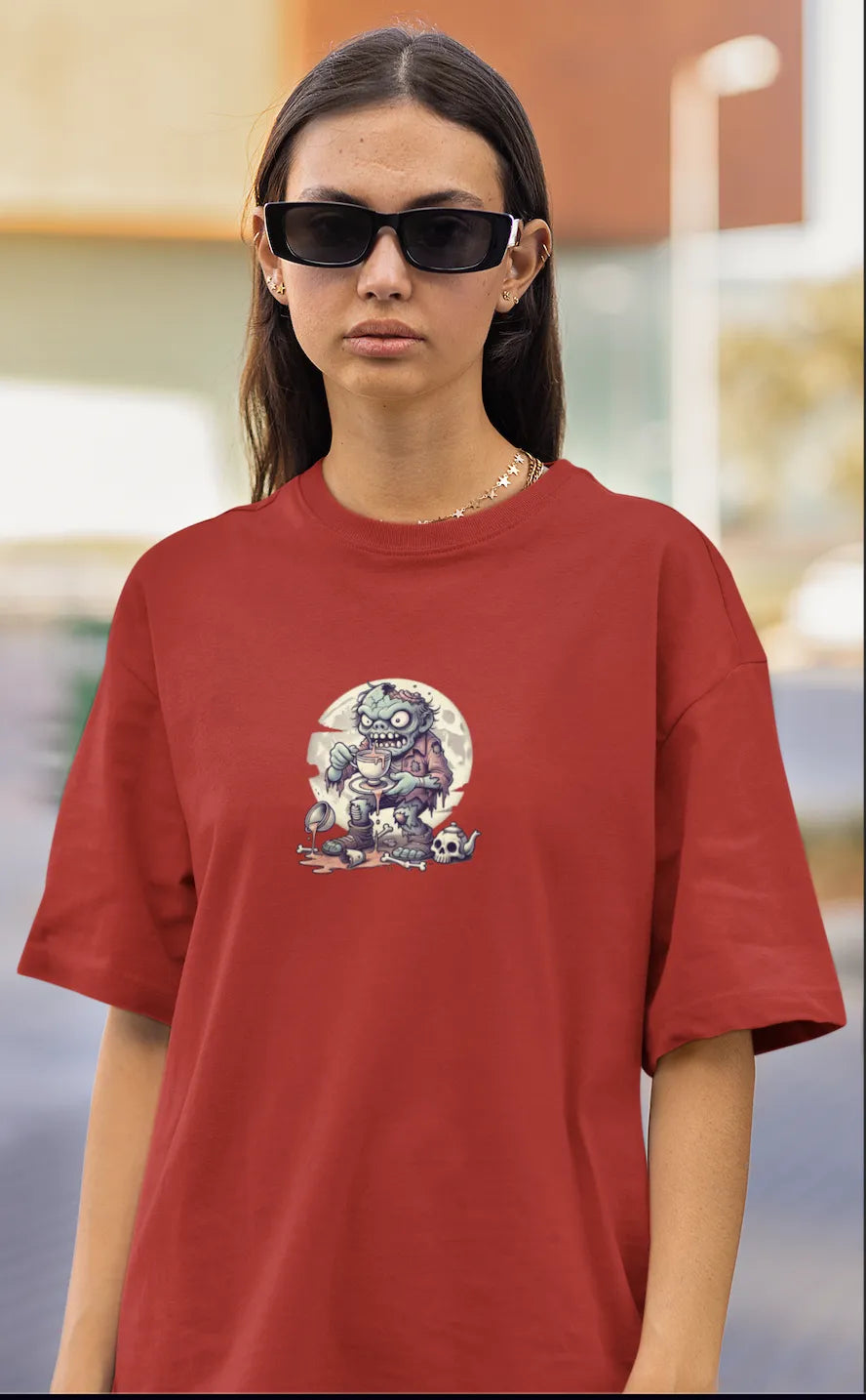 "Brains? No Thanks, Just Tea" | Women’s T-shirt for Tea Lovers