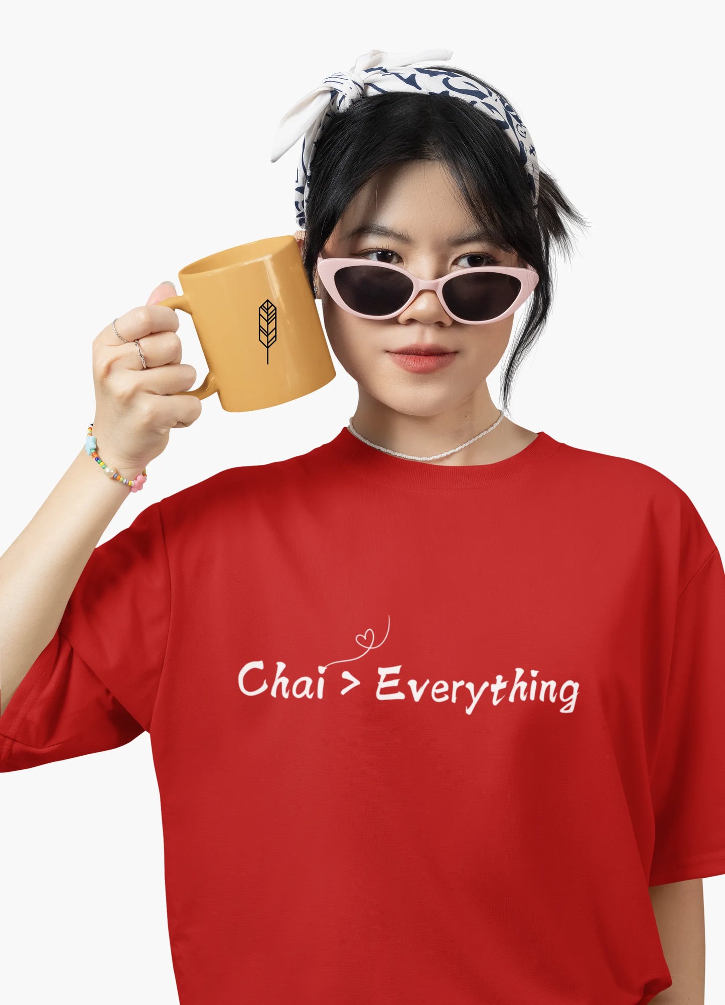"Chai > Everything" | Women’s T-shirt for Tea Lovers