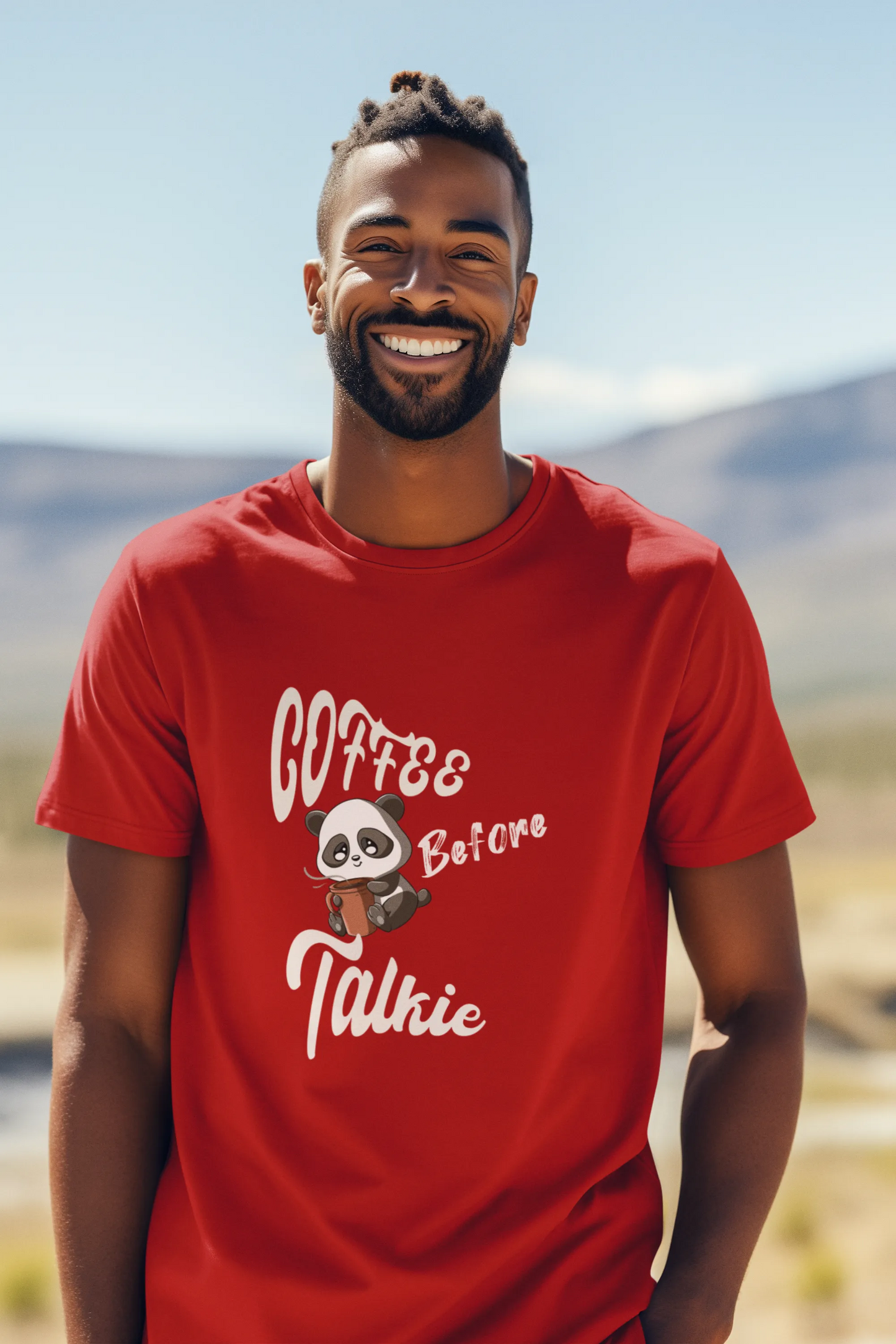 "Coffee Before Talkie" | Men’s Coffee Lovers T-shirt