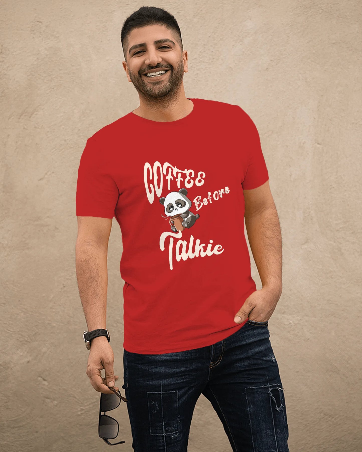 "Coffee Before Talkie" | Men’s Coffee Lovers T-shirt
