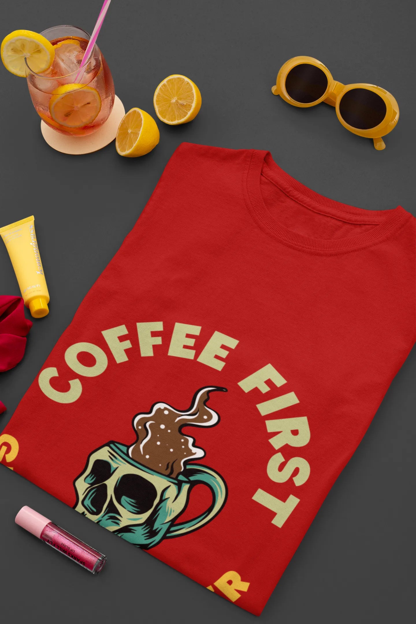 "Coffee First - Greatness Later" | Women’s Coffee Lovers T-shirt