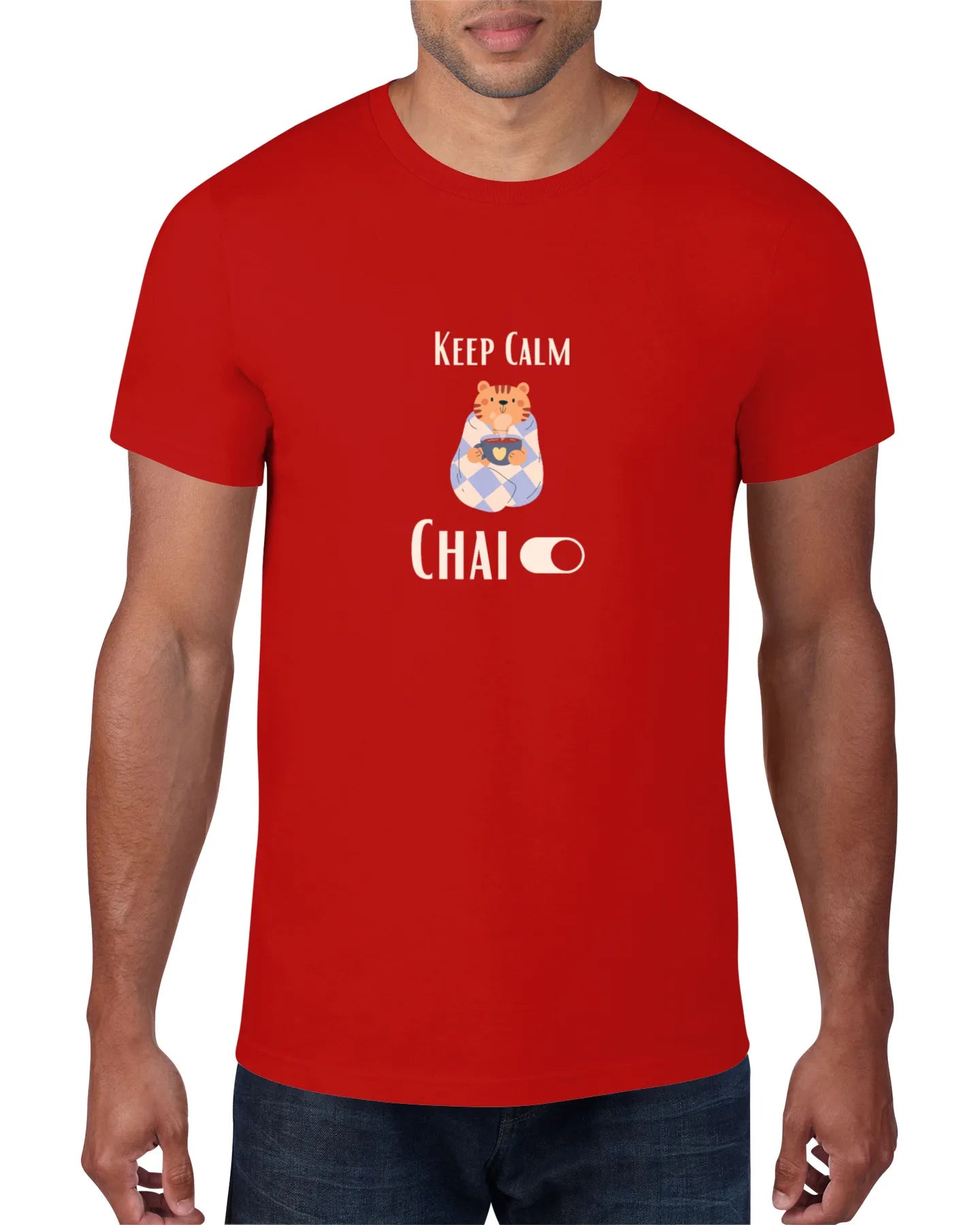 "Keep Calm - Chai" | Men’s T-shirt for Tea Lovers