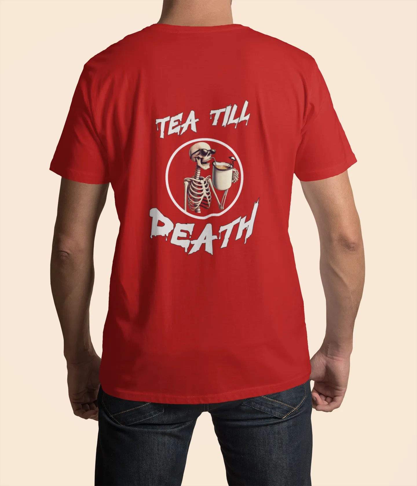 "Tea Till Death" | Men’s T-shirt for Tea Lovers