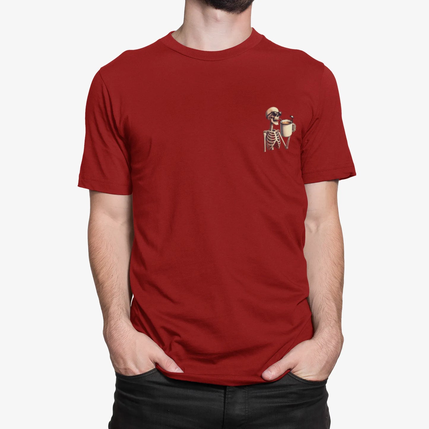 "Tea Till Death" | Men’s T-shirt for Tea Lovers