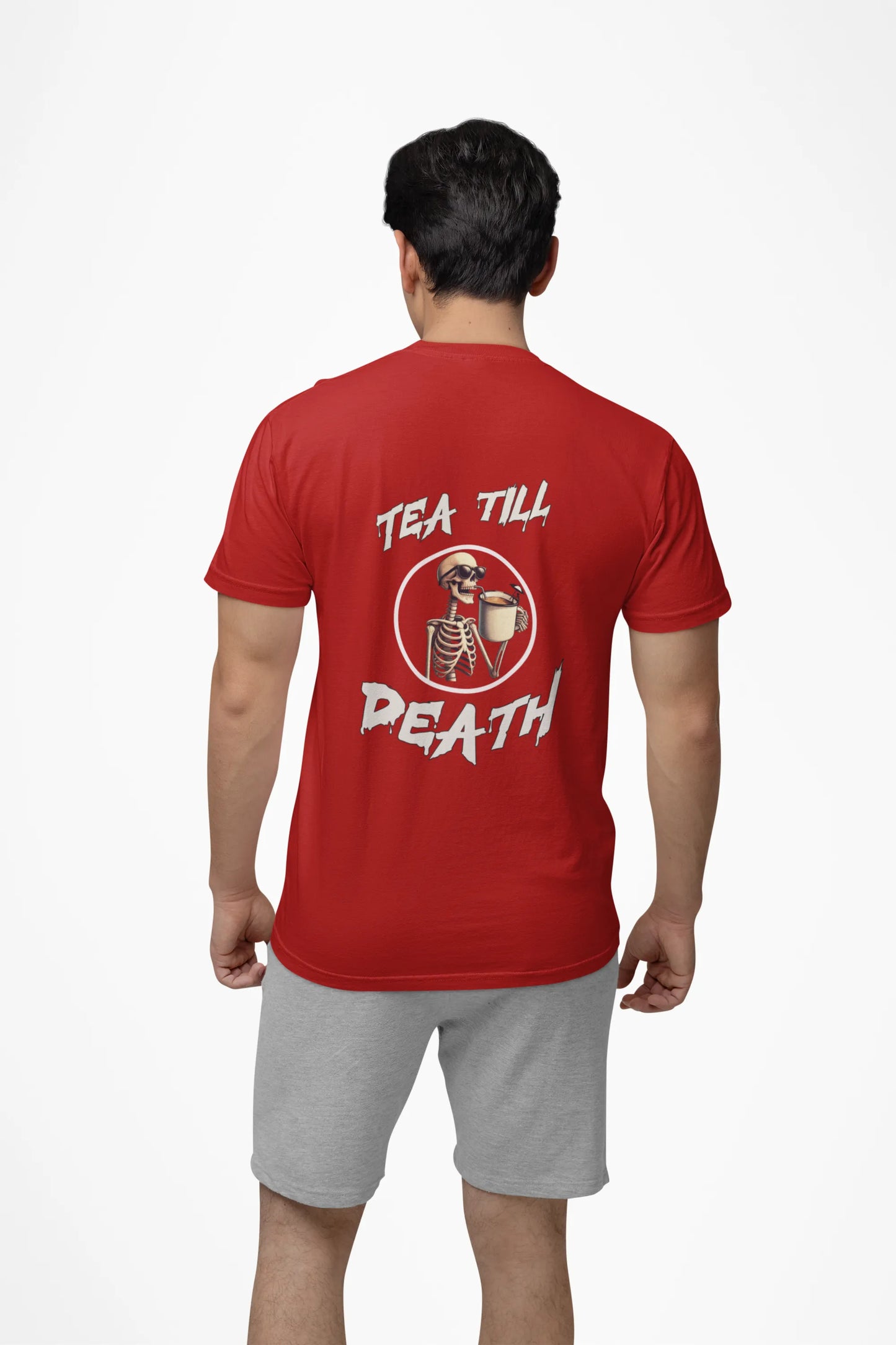 "Tea Till Death" | Men’s T-shirt for Tea Lovers