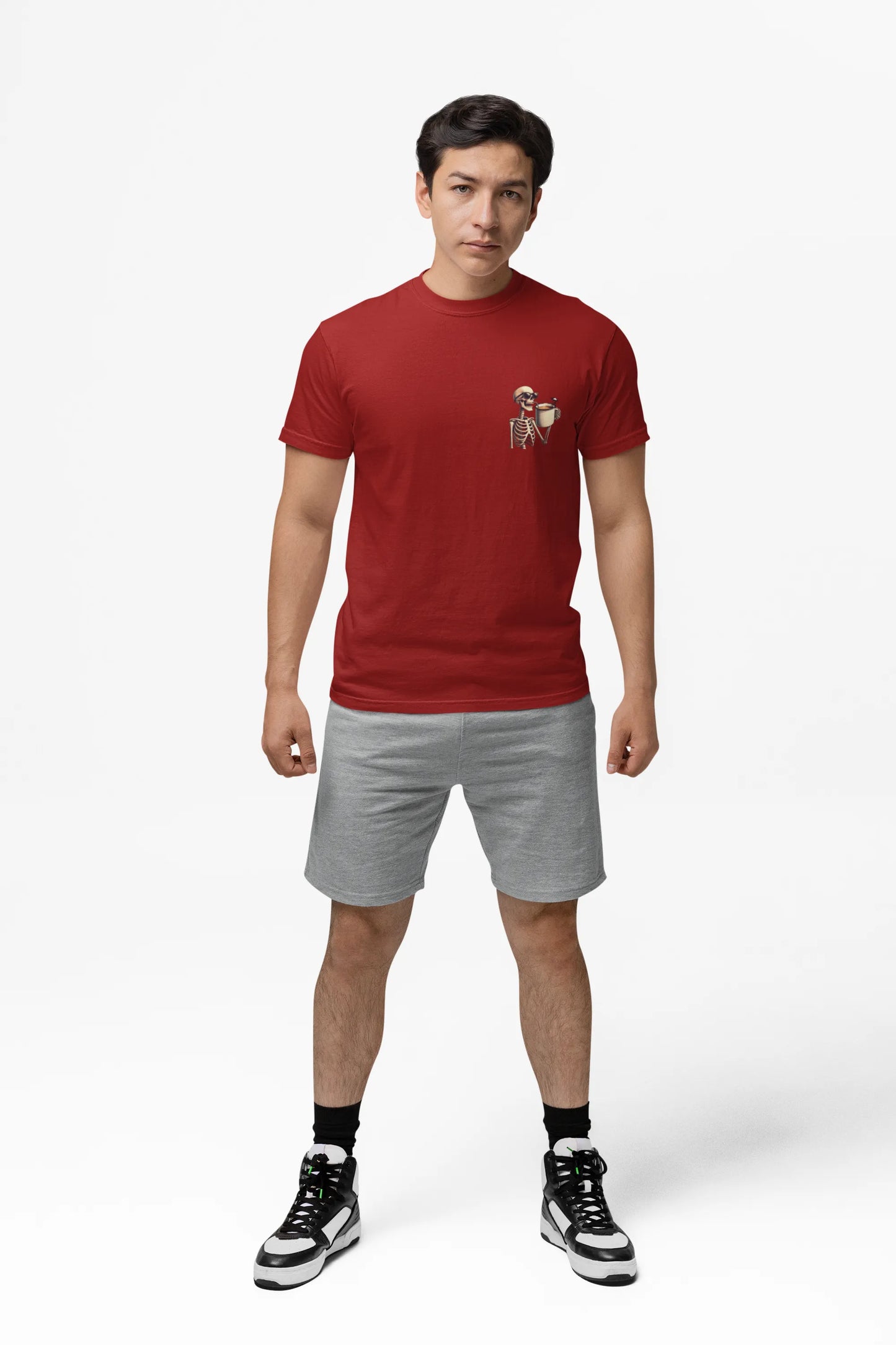 "Tea Till Death" | Men’s T-shirt for Tea Lovers