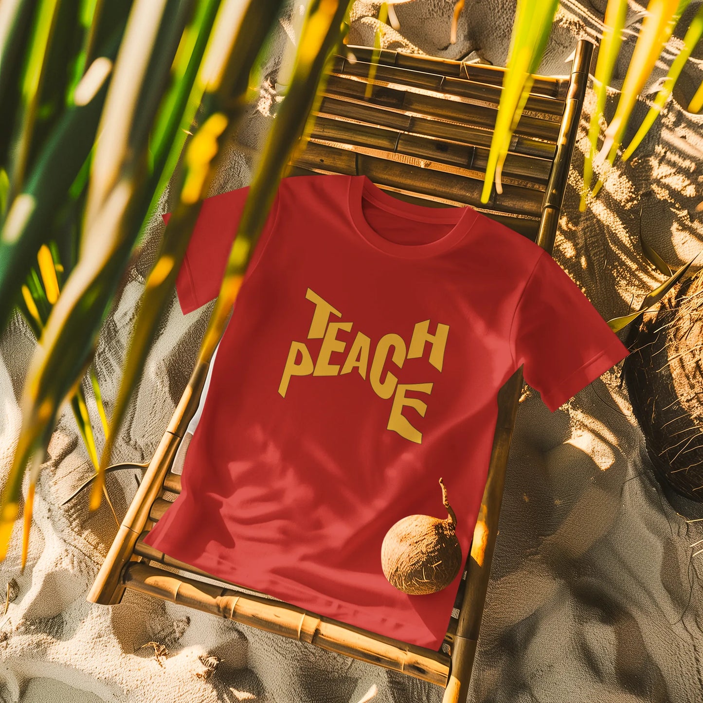 "Teach Peace" | Men’s Motivational T-shirt