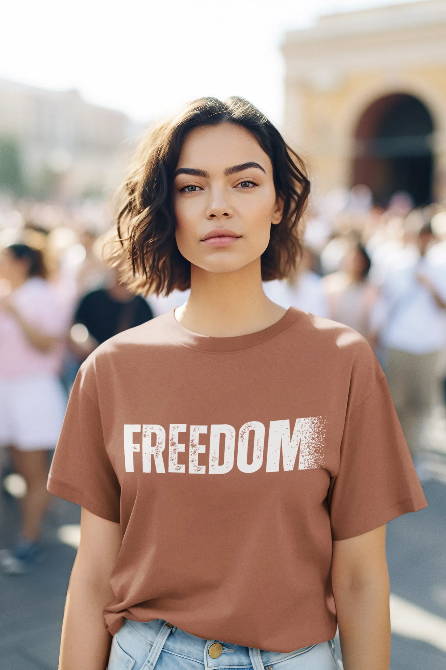 "Freedom" |Women’s Motivational T-shirt