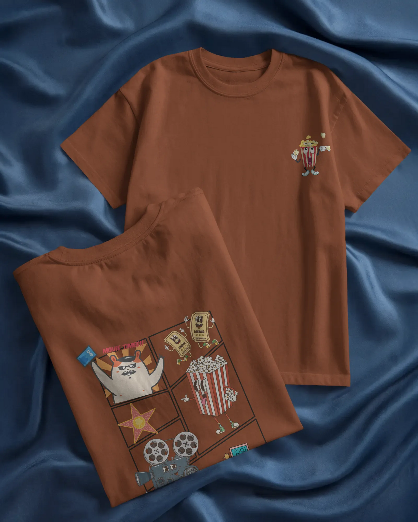 "Cartoon Movie Time Graphic T-Shirt – Fun Cinema Vibes Tee for Movie Lovers" | Men’s T-shirt for Cartoon Lovers