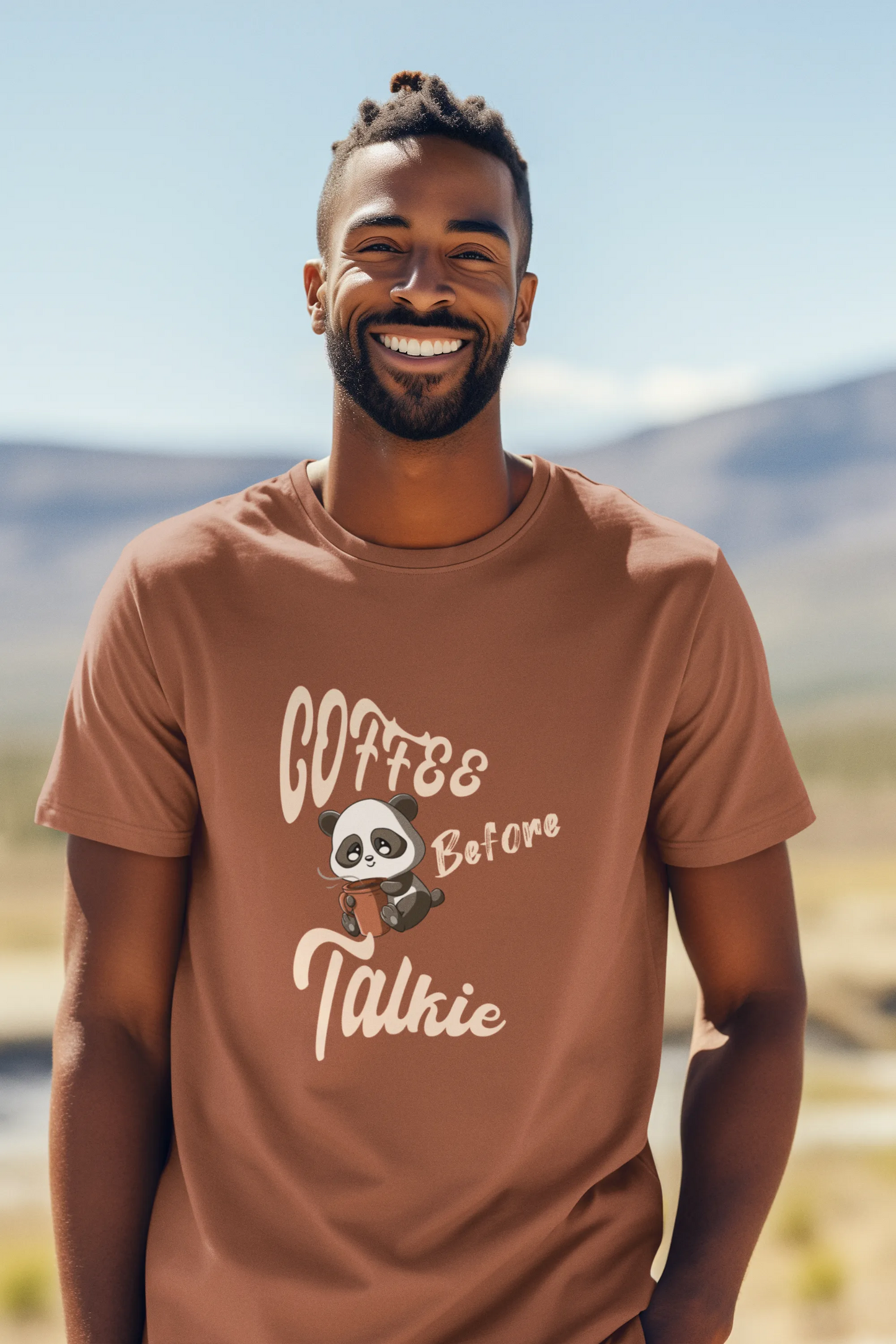 "Coffee Before Talkie" | Men’s Coffee Lovers T-shirt