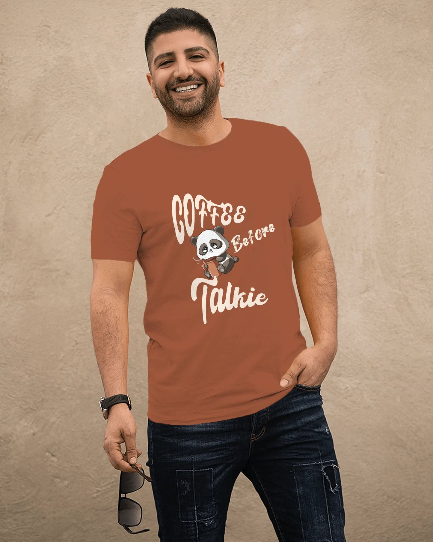 "Coffee Before Talkie" | Men’s Coffee Lovers T-shirt