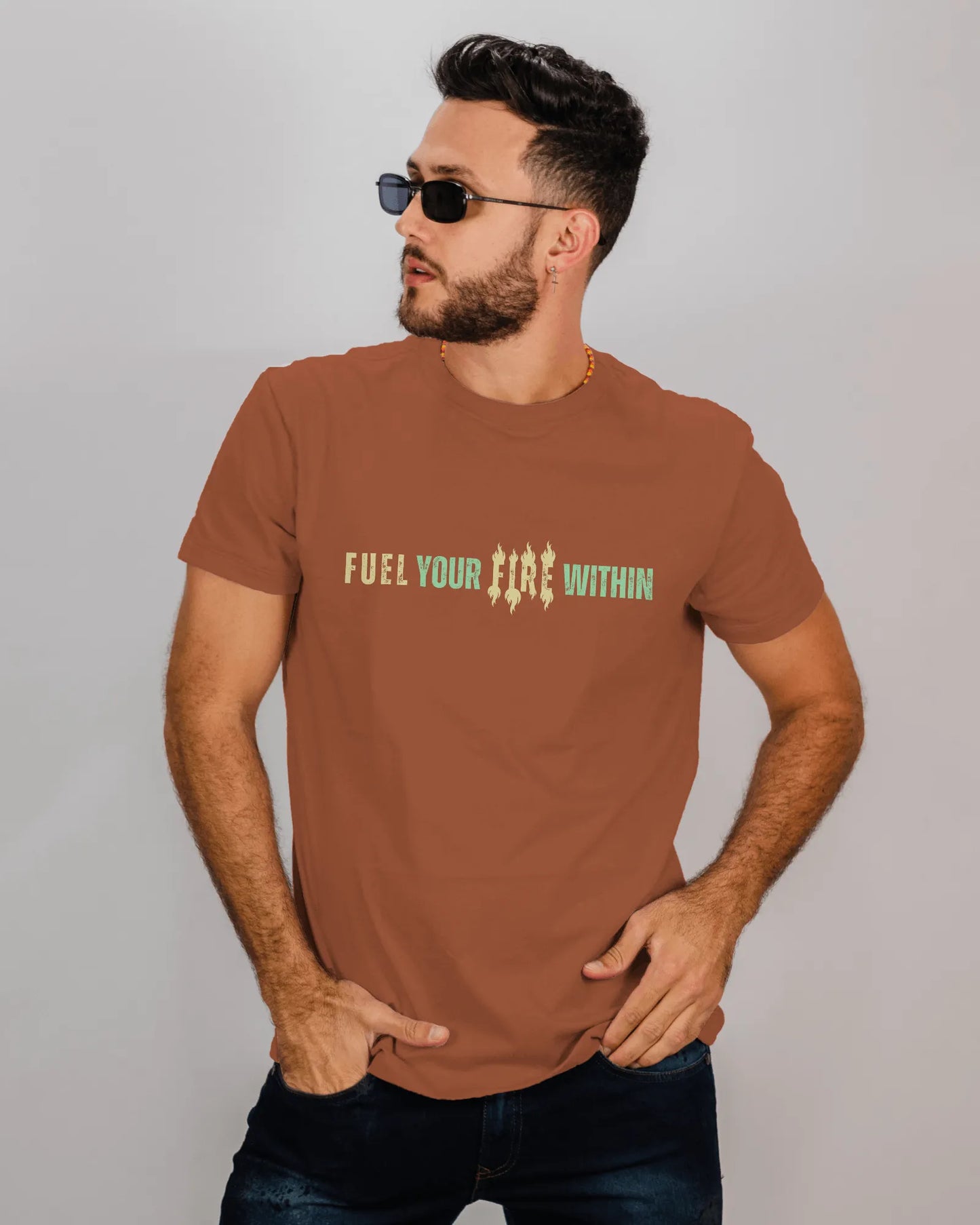 "Fuel Your Fire Within" | Men’s Motivational T-shirt