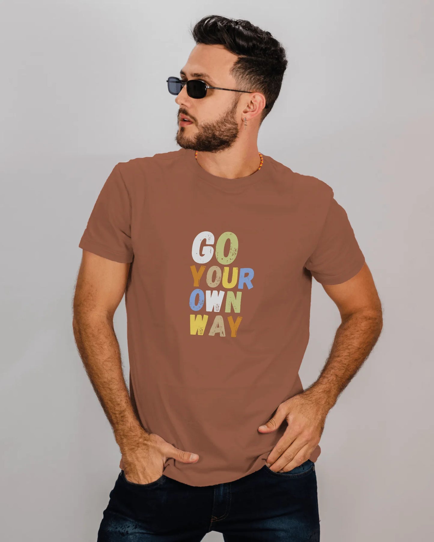 "Go Your Own Way" | Men’s Motivational T-shirt