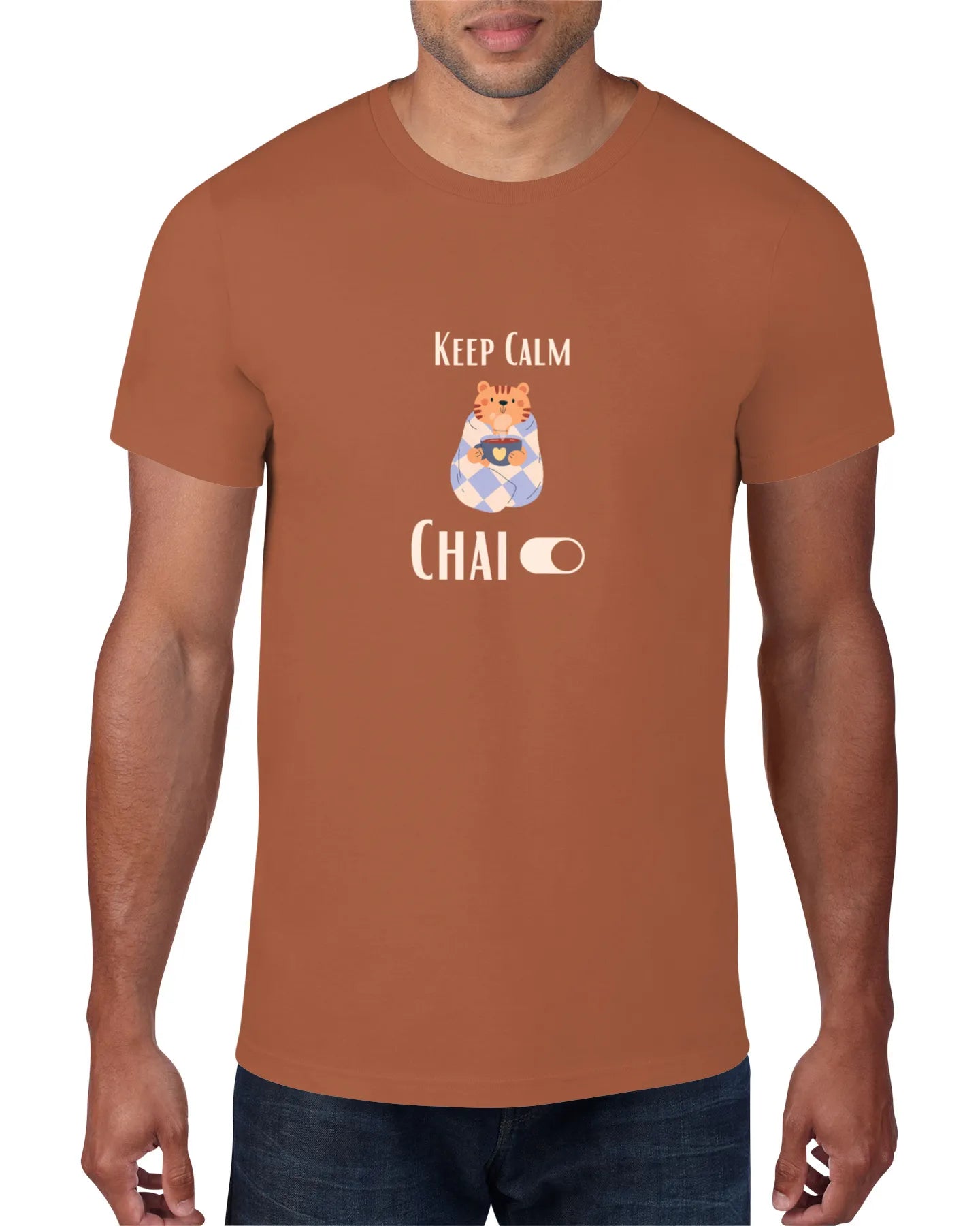 "Keep Calm - Chai" | Men’s T-shirt for Tea Lovers