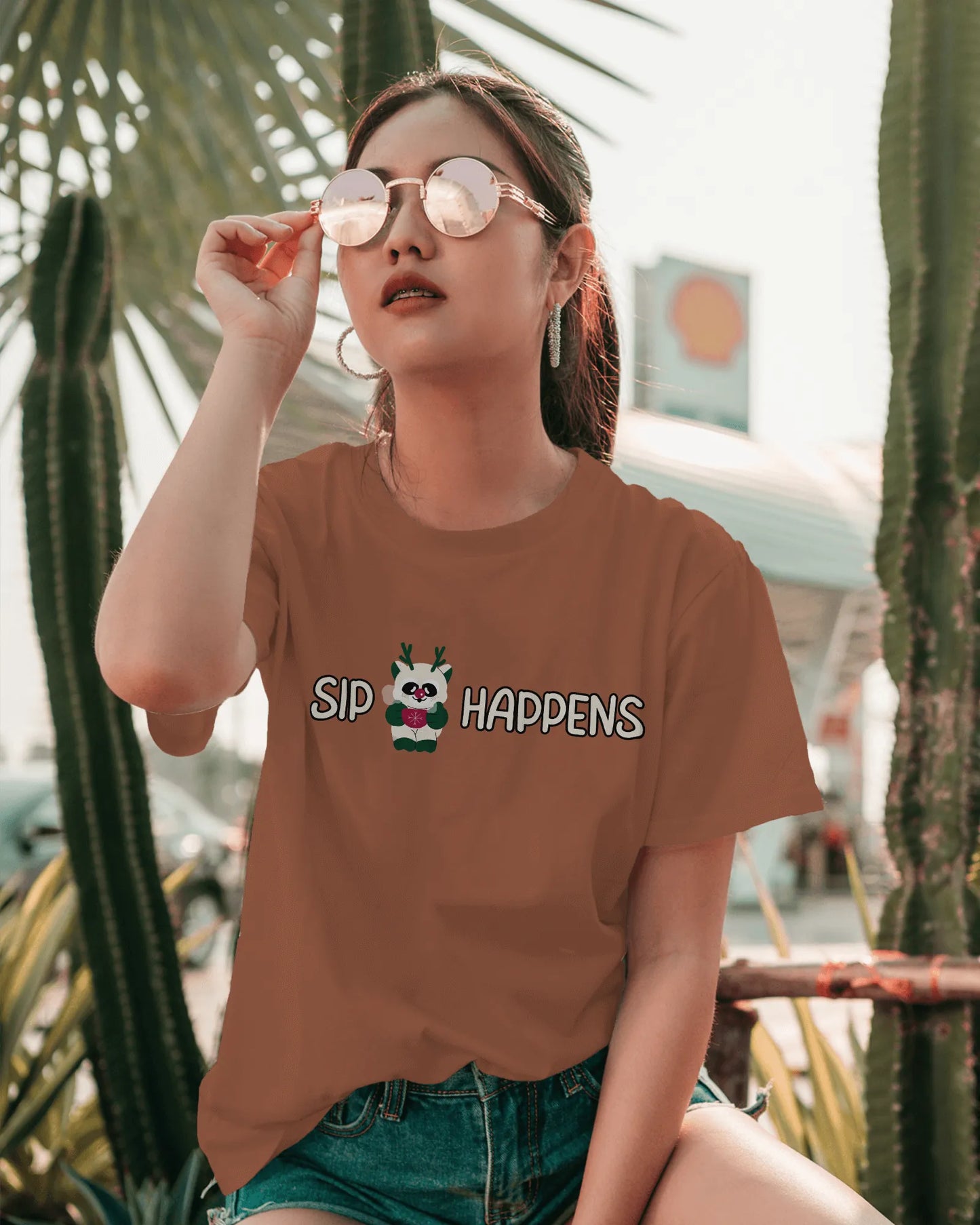 "SIP Happens" | Women’s Coffee Lovers T-shirt