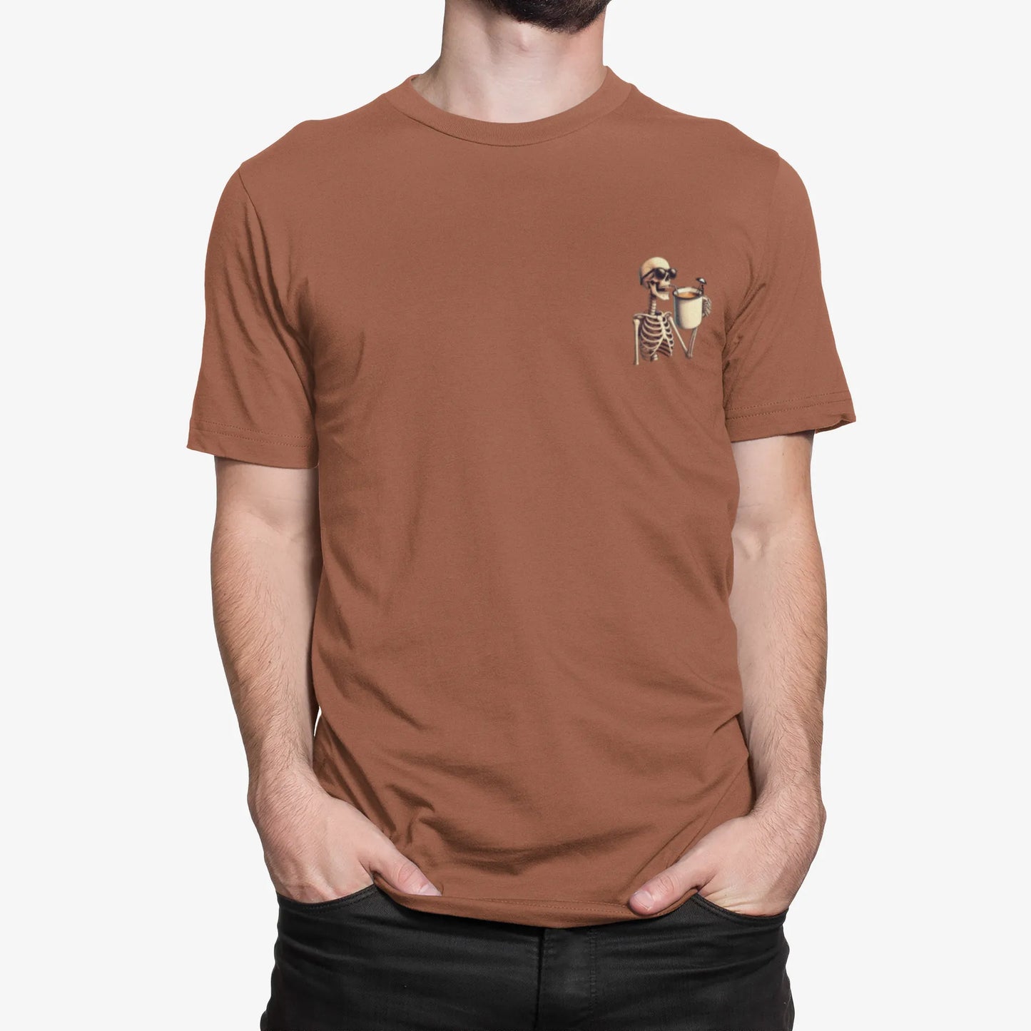 "Tea Till Death" | Men’s T-shirt for Tea Lovers