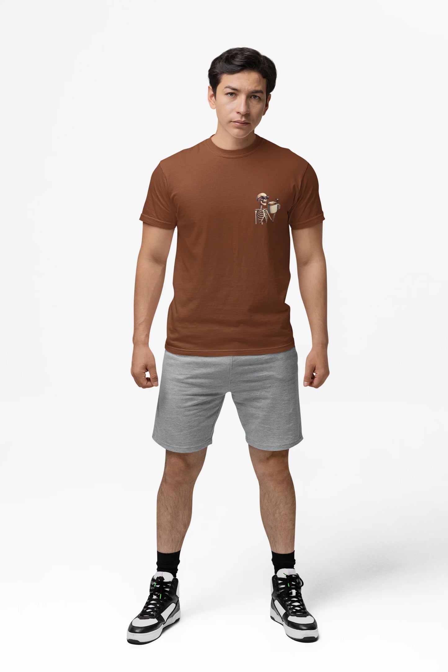 "Tea Till Death" | Men’s T-shirt for Tea Lovers