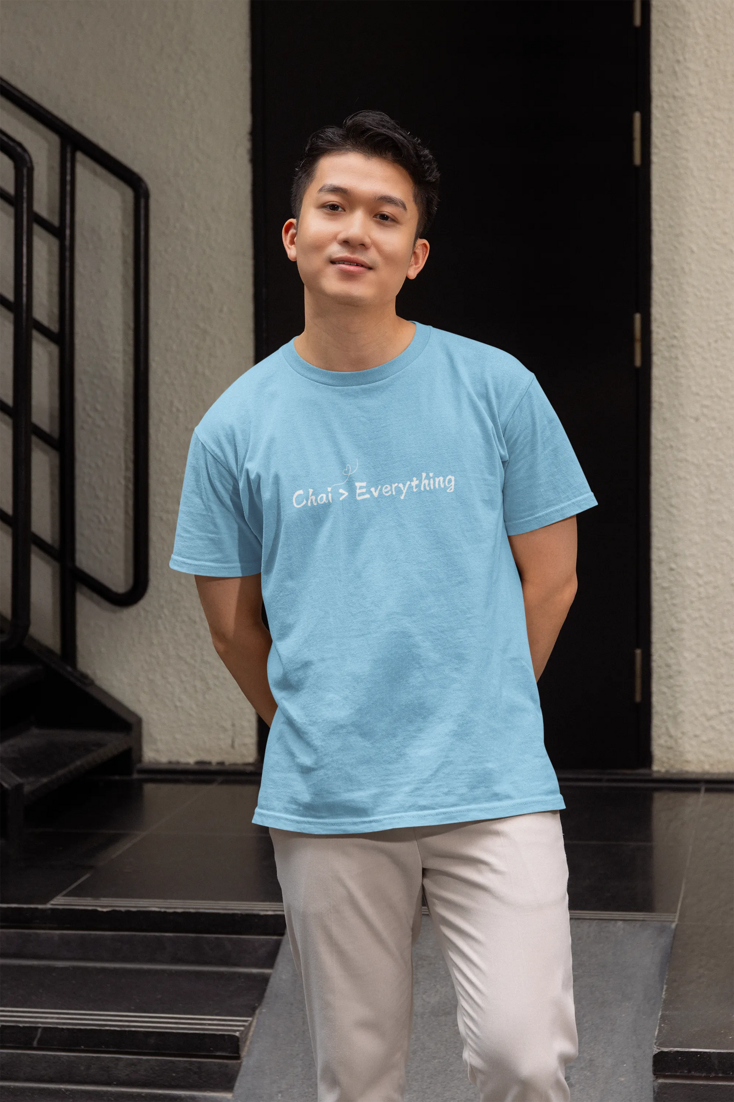 "Chai > Everything" | Men’s T-shirt for Tea Lovers