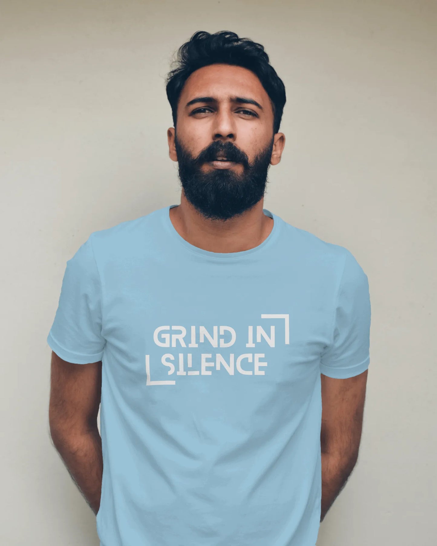 "Grind In Silence" | Men’s Motivational T-shirt