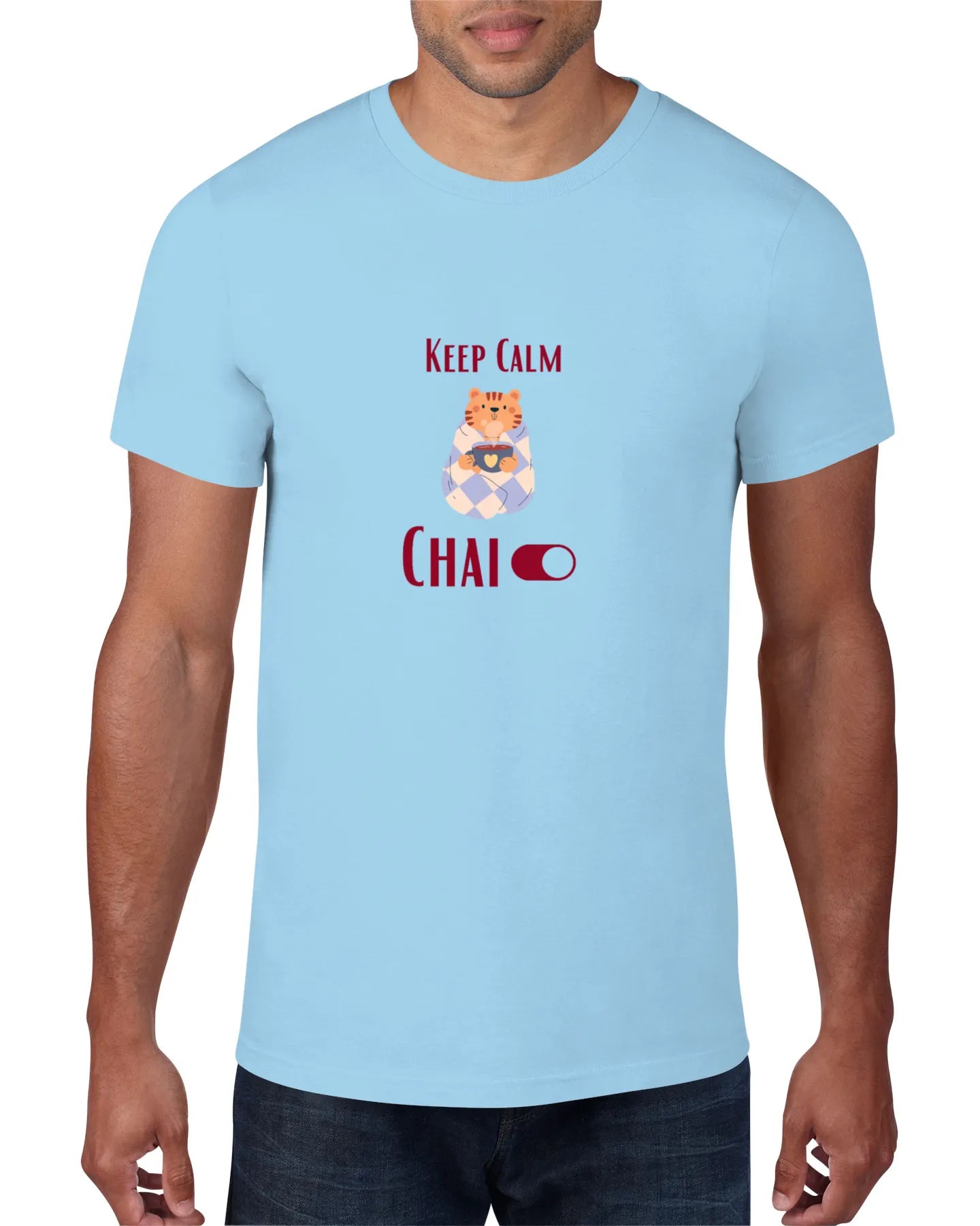 "Keep Calm - Chai" | Men’s T-shirt for Tea Lovers