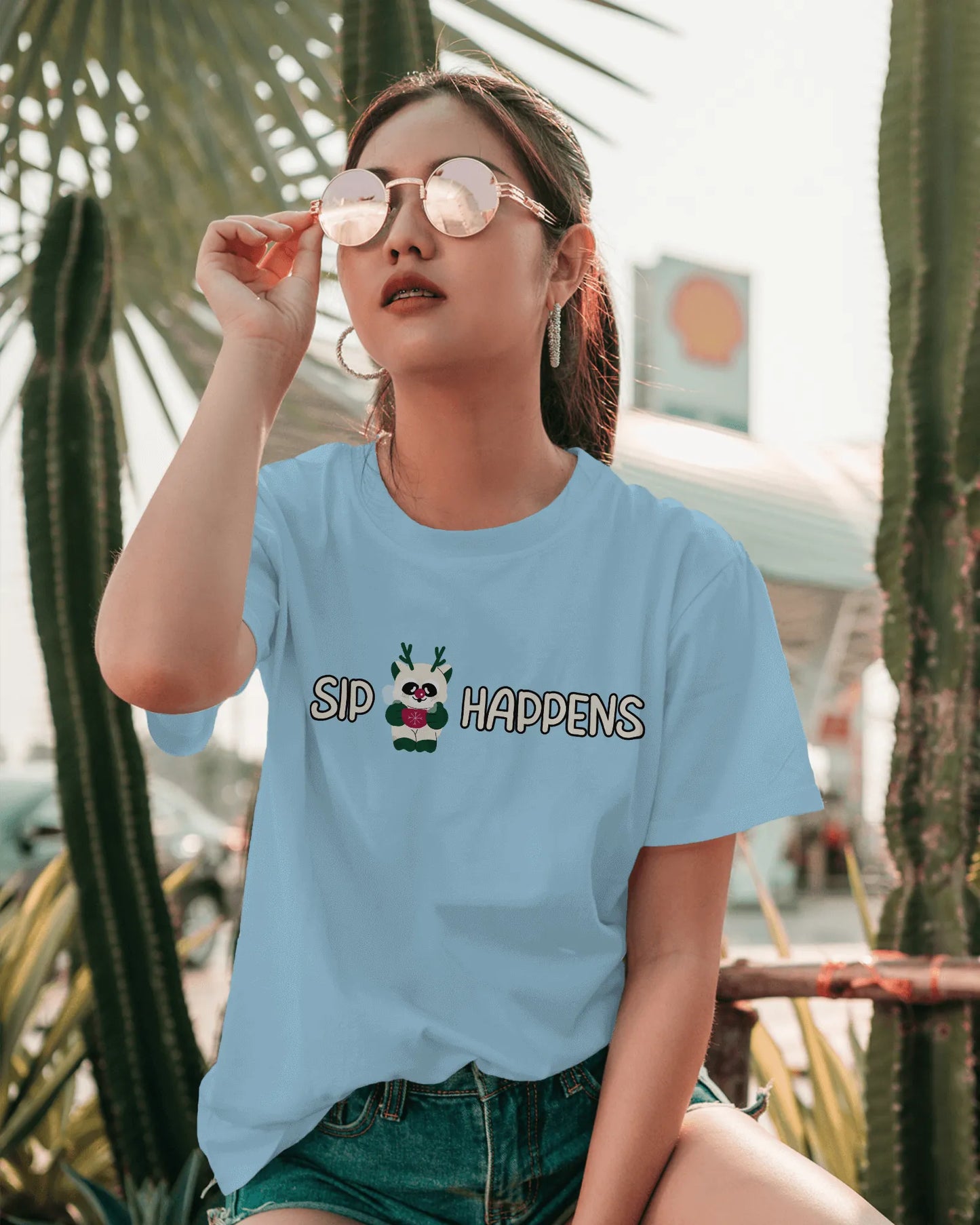 "SIP Happens" | Women’s Coffee Lovers T-shirt