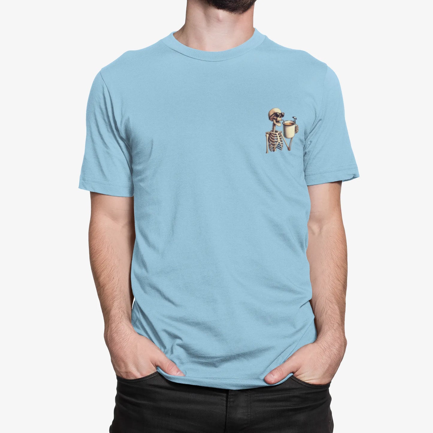 "Tea Till Death" | Men’s T-shirt for Tea Lovers