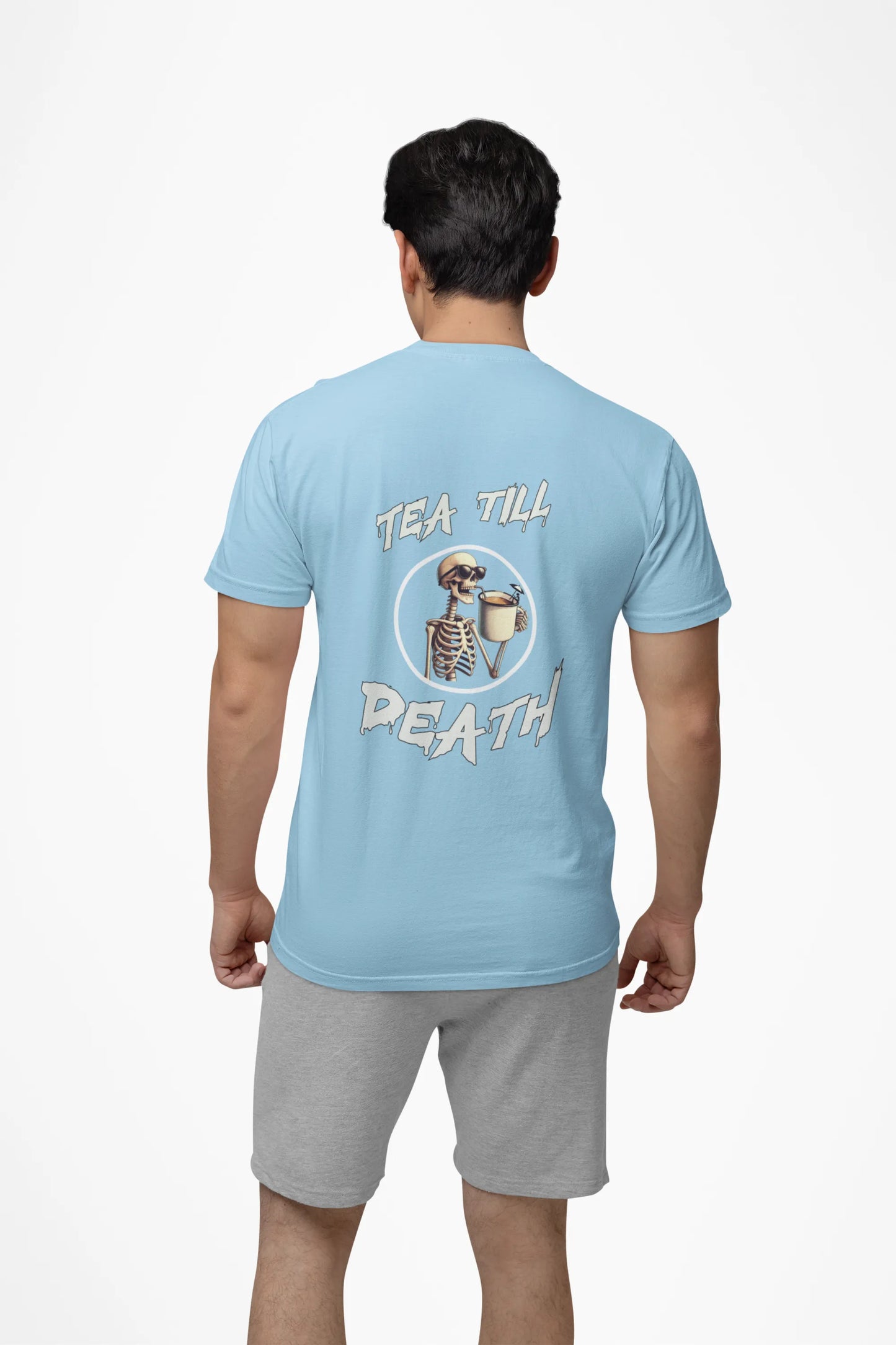 "Tea Till Death" | Men’s T-shirt for Tea Lovers