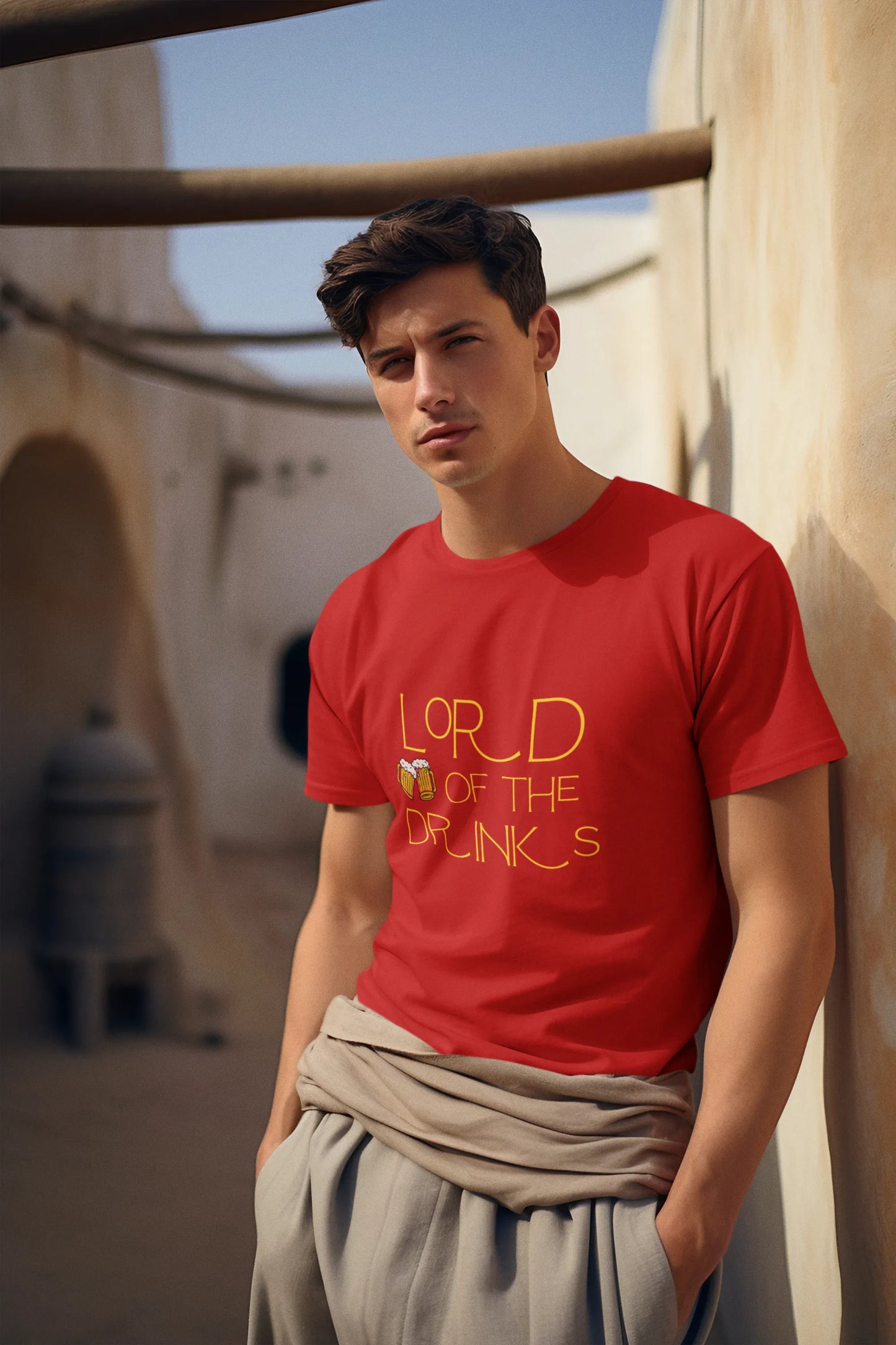 "Lord of The Drinks" | Men 's T-Shirt for Beer Lovers