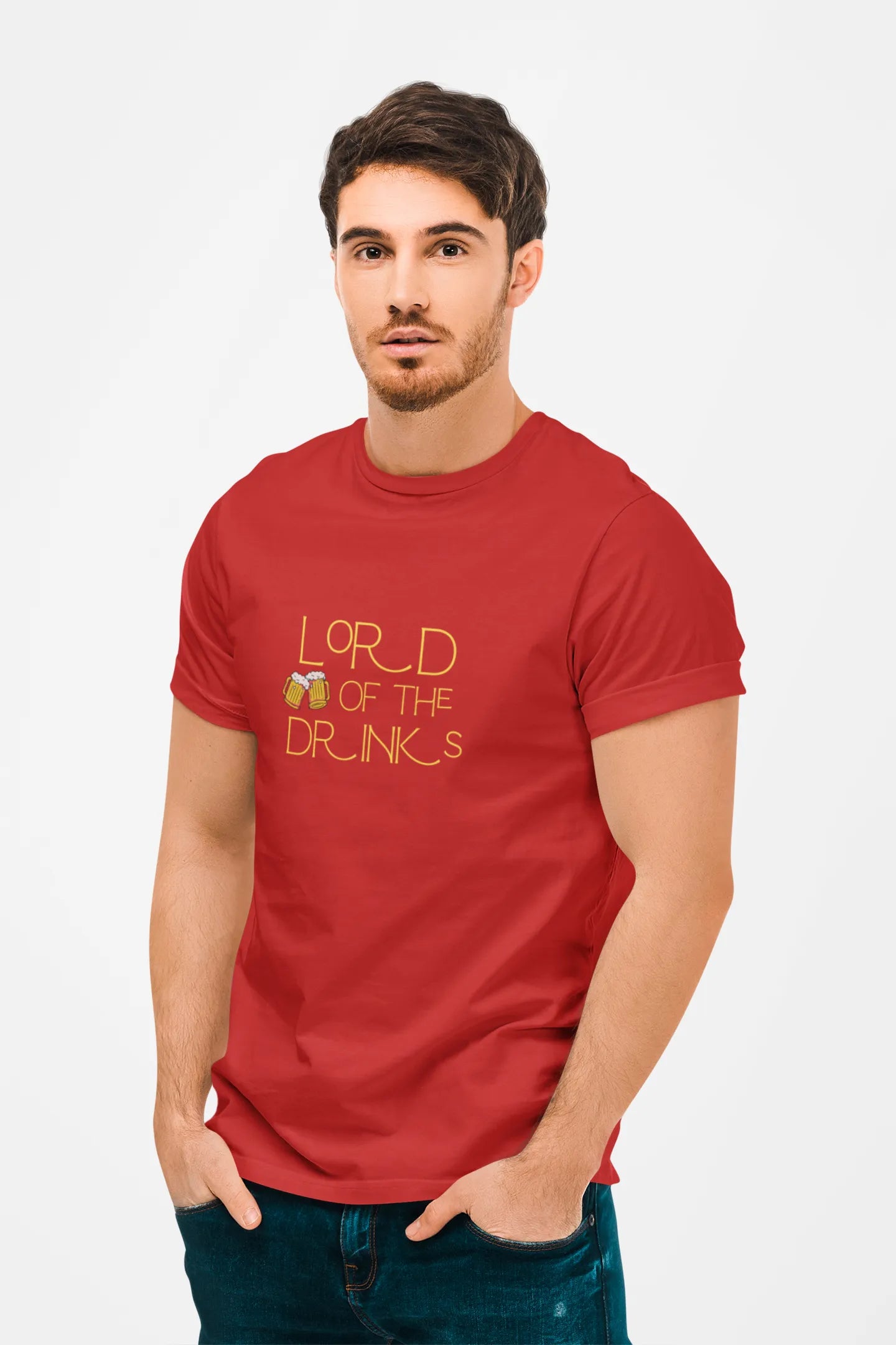 "Lord of The Drinks" | Men 's T-Shirt for Beer Lovers
