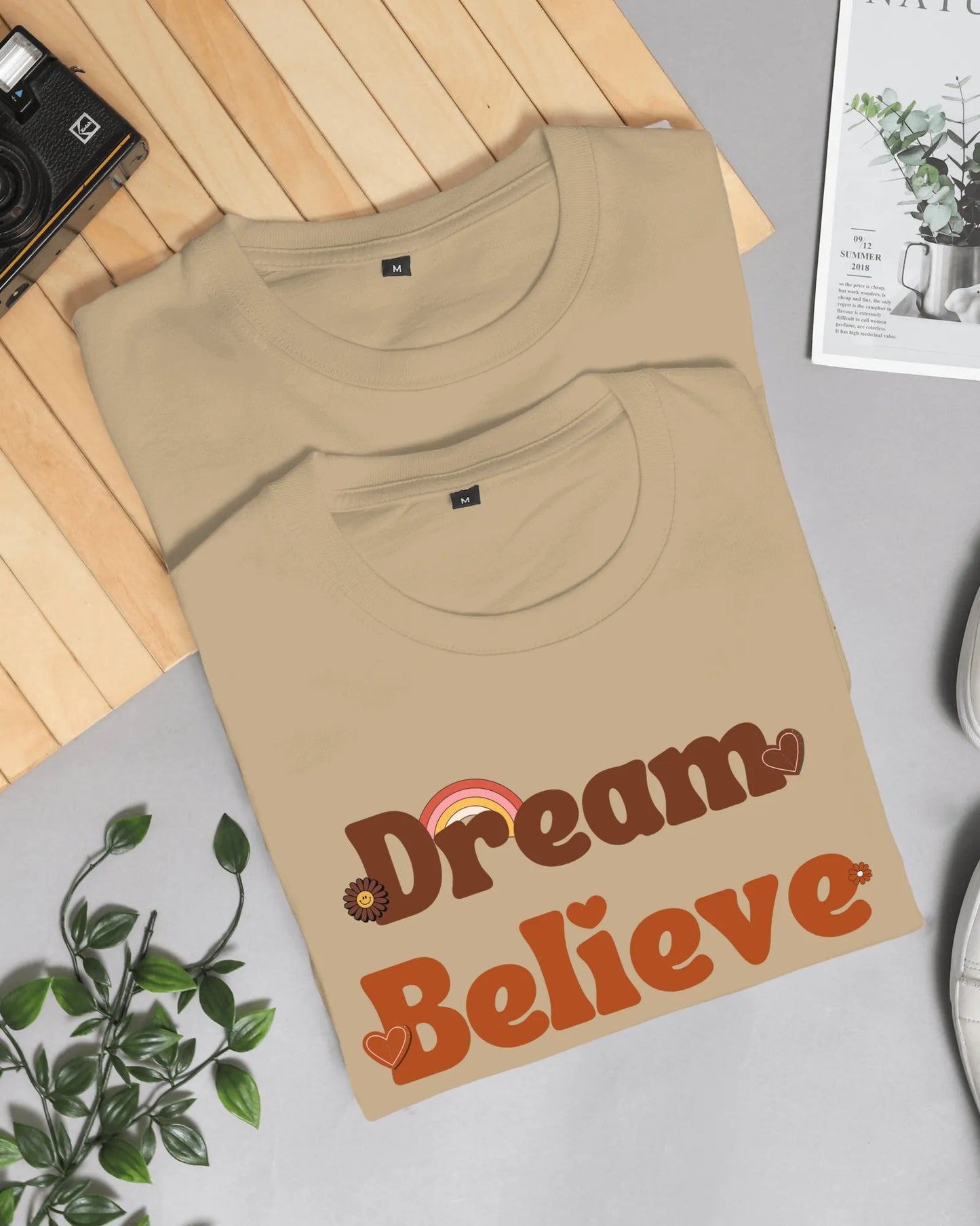 "Dream Believe Achieve" | Women’s Motivational T-shirt