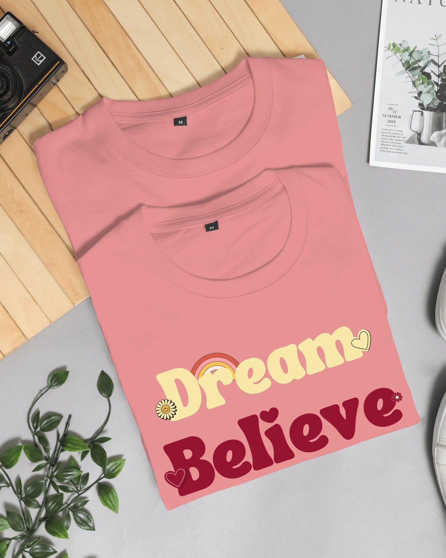 "Dream Believe Achieve" | Women’s Motivational T-shirt