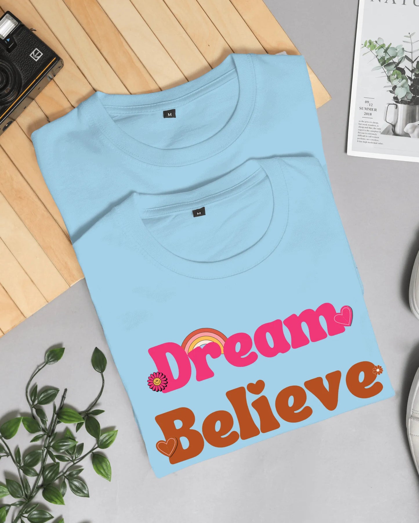 "Dream Believe Achieve" | Women’s Motivational T-shirt